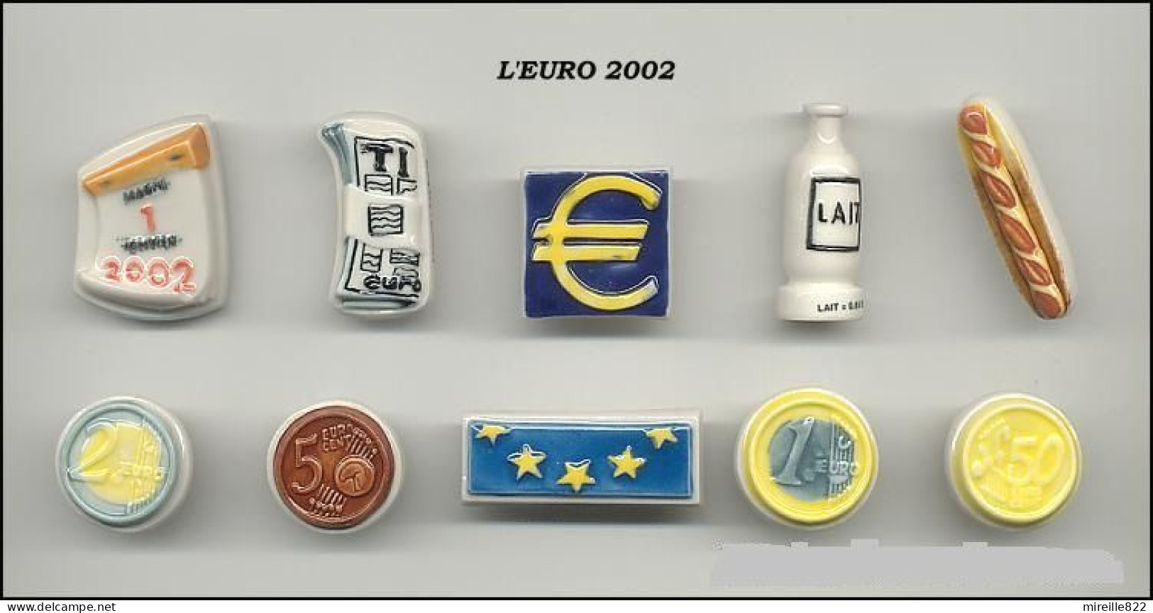 Fèves Série Complète - Euro 2002 - Andere & Zonder Classificatie