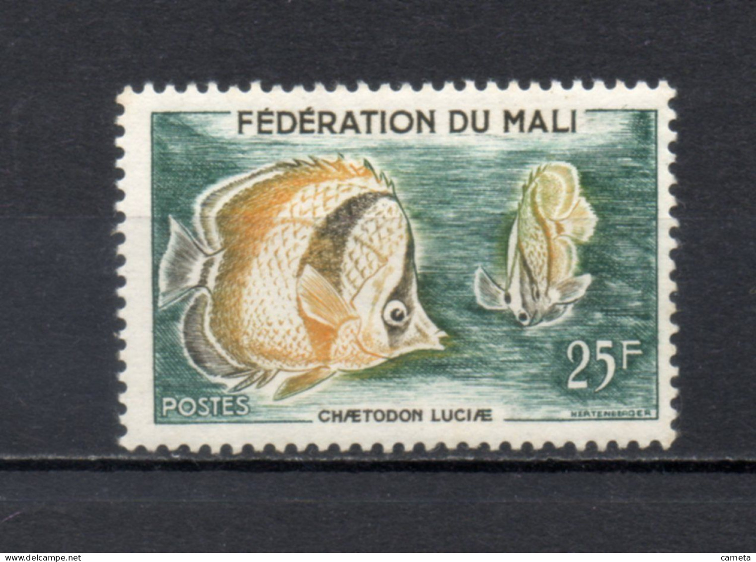MALI  N° 6  NEUF SANS CHARNIERE  COTE 1.60€  POISSON ANIMAUX FAUNE - Mali (1959-...)