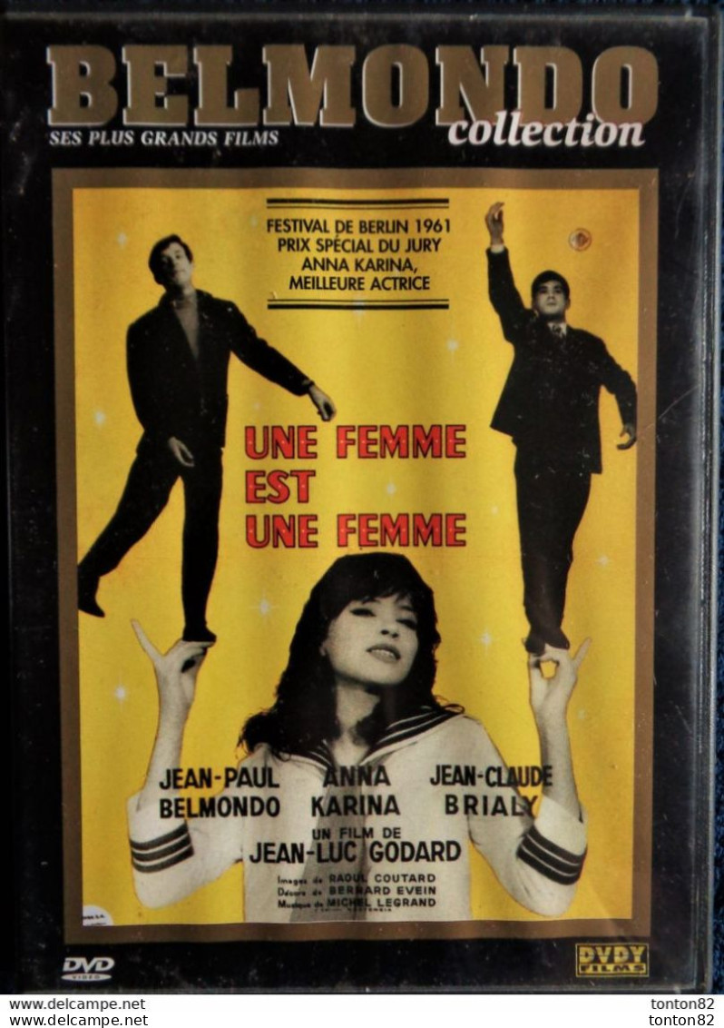 Une Femme Est Une Femme - Jean-Paul Belmondo - Anna Karina - Jean-Claude Brialy . - Comédie