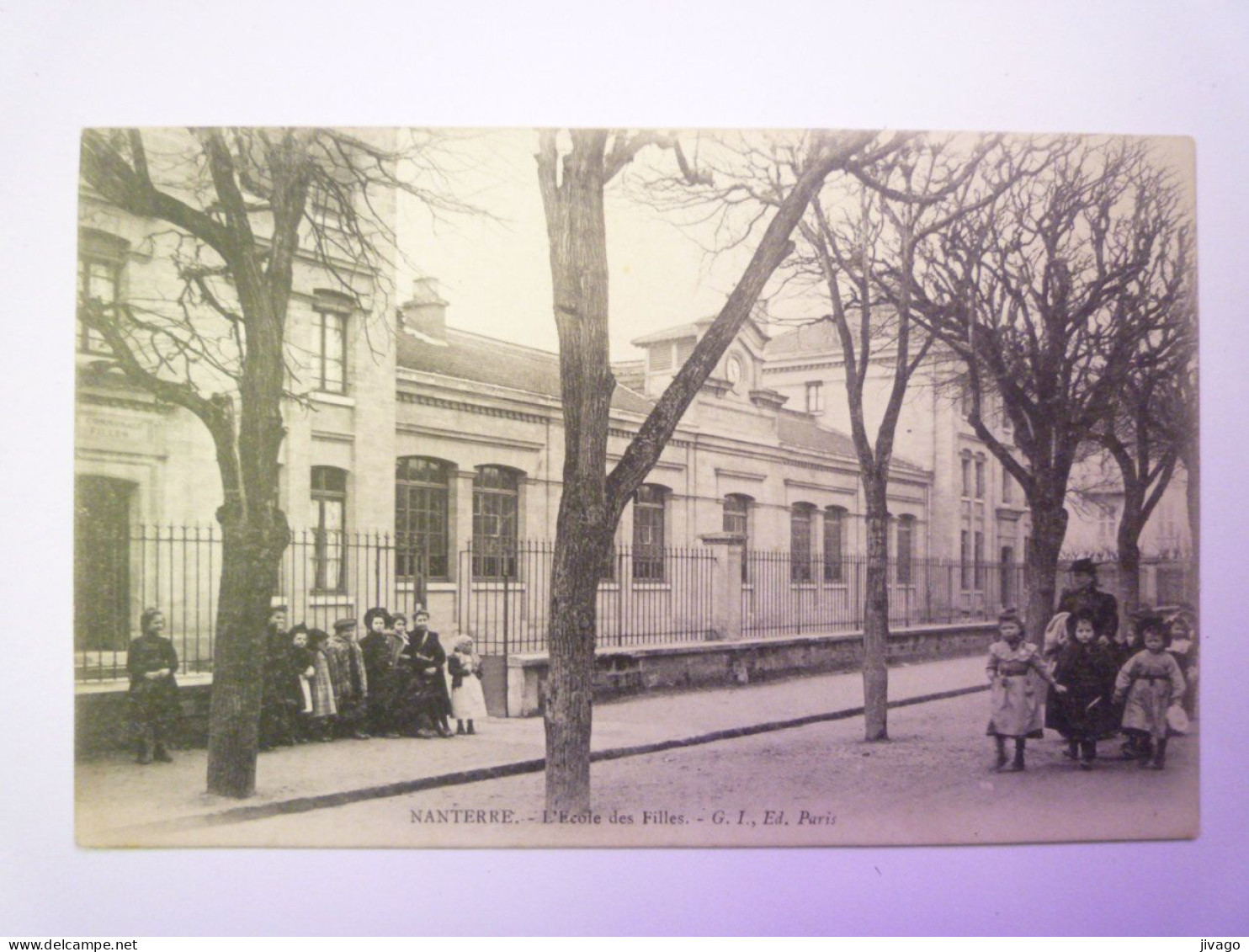 2024 - 1637  NANTERRE  (Hauts-de-Seine)  :  L'ECOLE Des FILLES   XXX - Nanterre