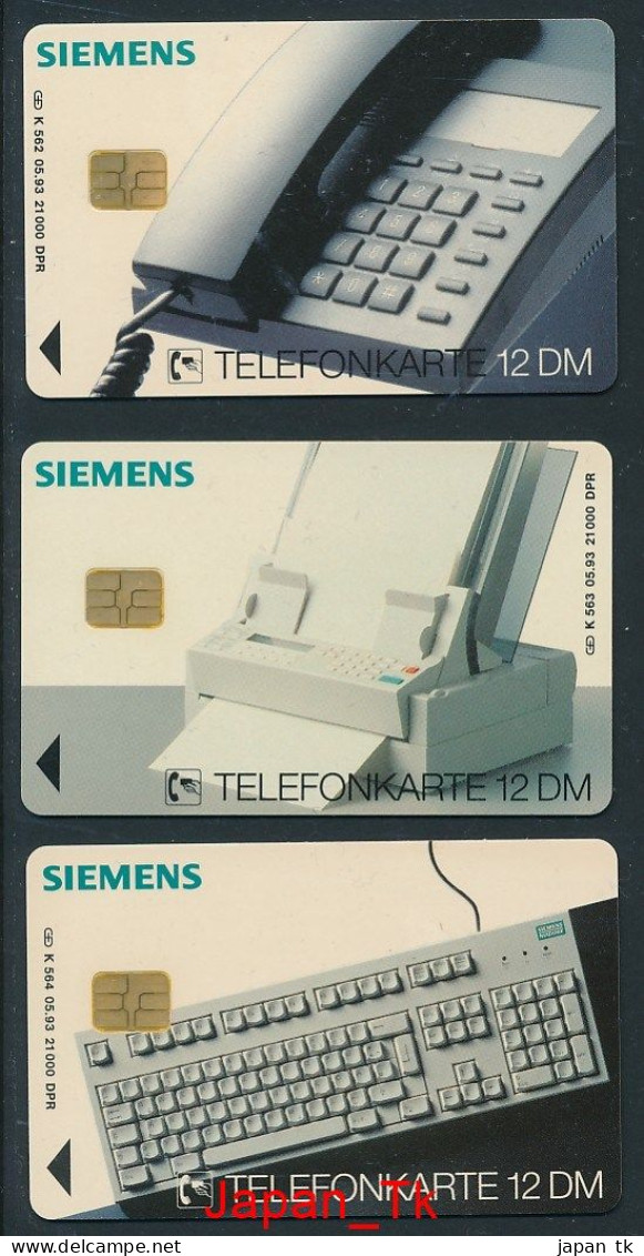 GERMANY K 562-564 93 Siemens  - Aufl  21000 - Siehe Scan - K-Series : Serie Clientes