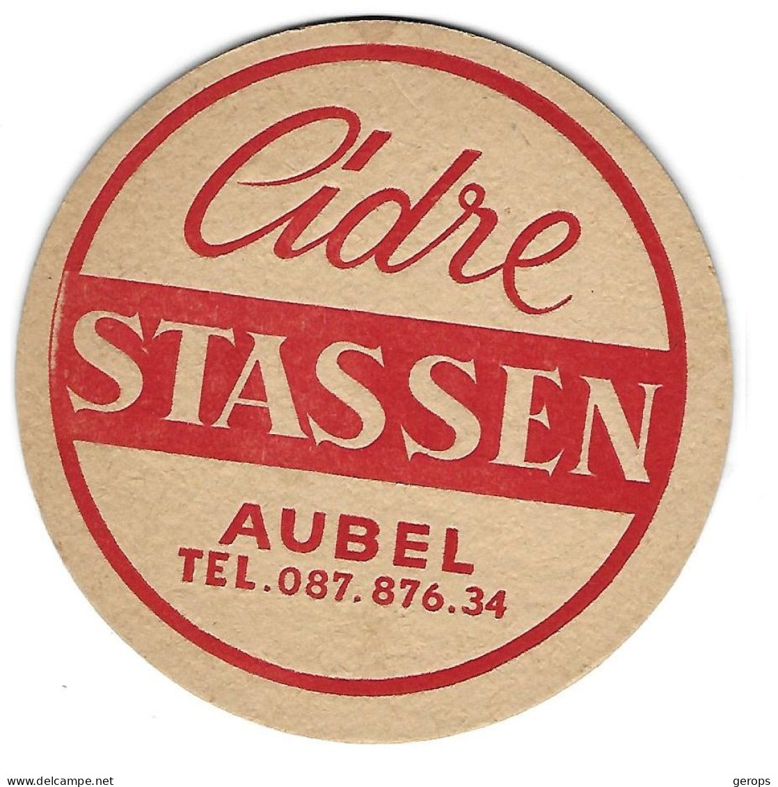 968a Cider Brouwerij. Aubel - Beer Mats