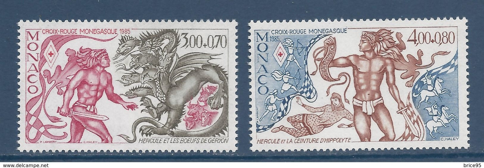 Monaco - YT N° 1494 Et 1495 ** - Neuf Sans Charnière - 1985 - Unused Stamps
