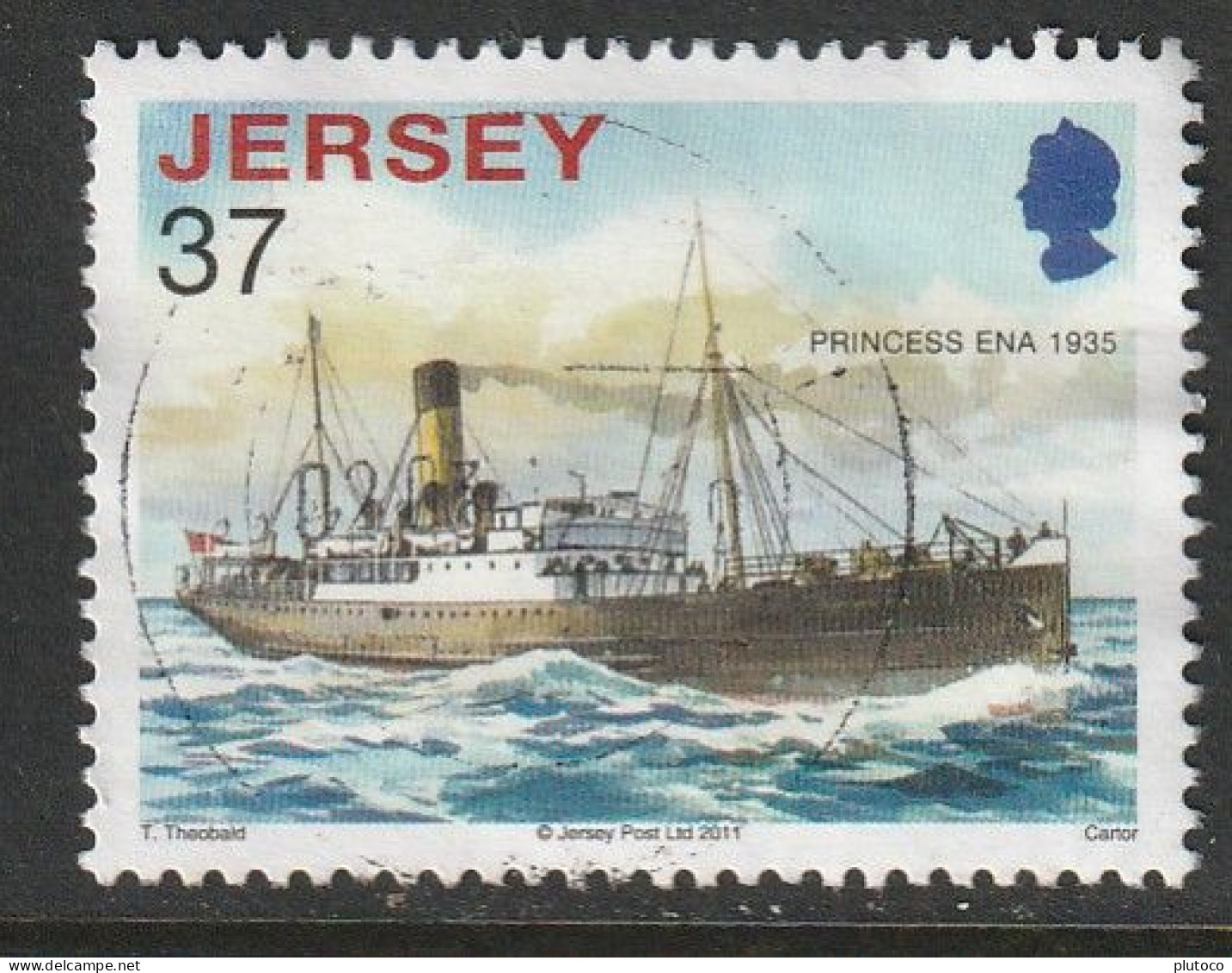 JERSEY, USED STAMP, OBLITERÉ, SELLO USADO, - Jersey