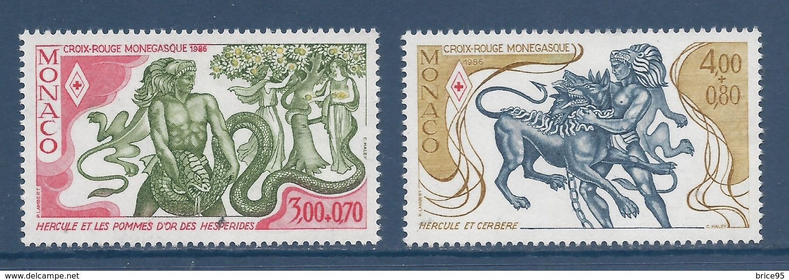Monaco - YT N° 1545 Et 1546 ** - Neuf Sans Charnière - 1986 - Unused Stamps