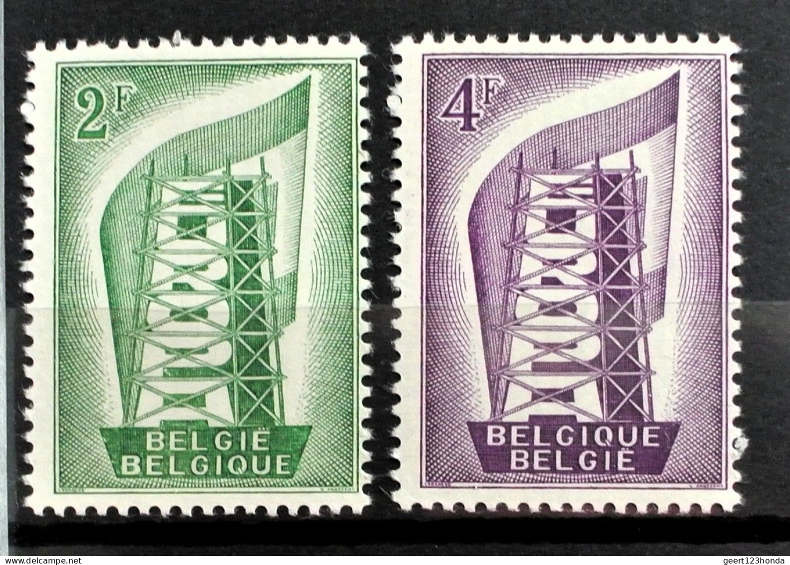 BELGIEN 1956 " EUROPA CEPT" Michelnr 1043/1044 Sehr Schon Postfrisch € 16,00 - Nuevos