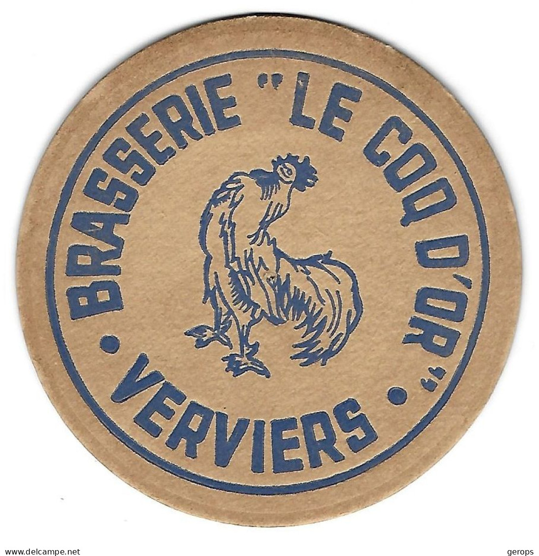971a Brie. Le Coq D'or Verviers - Sous-bocks