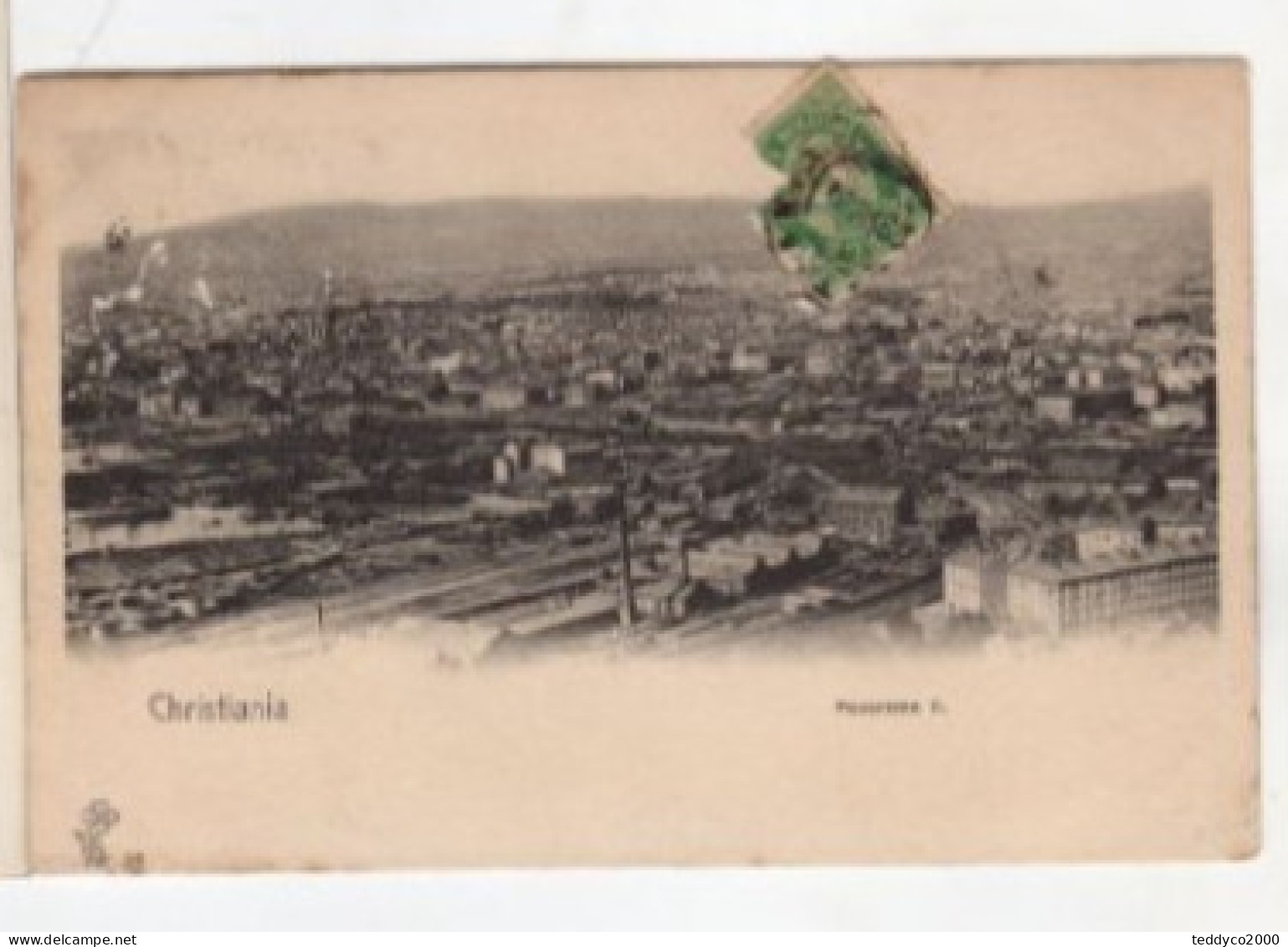 Christiania Panorama 1904 - Dinamarca