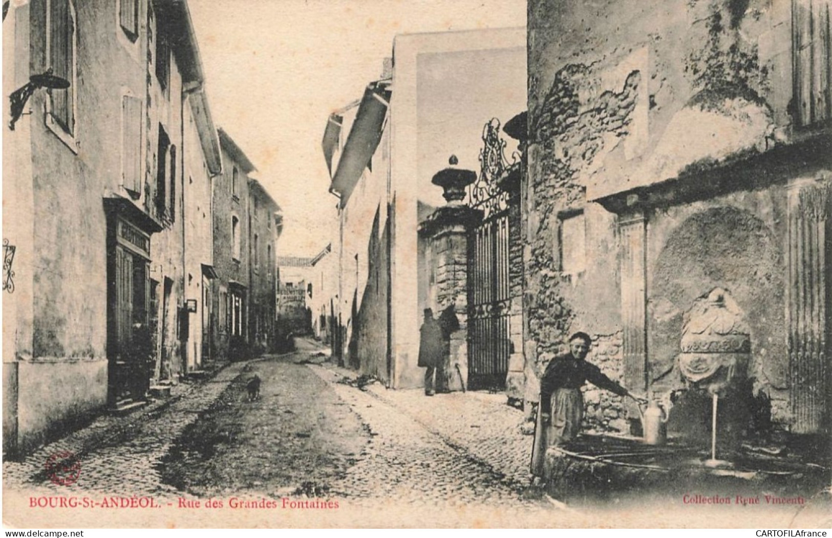 ARDECHE  BOURG SAINT ANDEOL Rue Des Grandes Fontaines - Bourg-Saint-Andéol