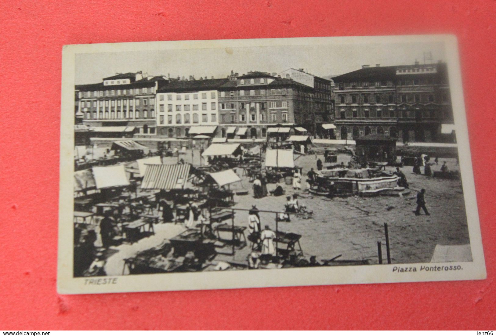 Trieste Piazza Ponterosso Con Mercato NV - Trieste (Triest)