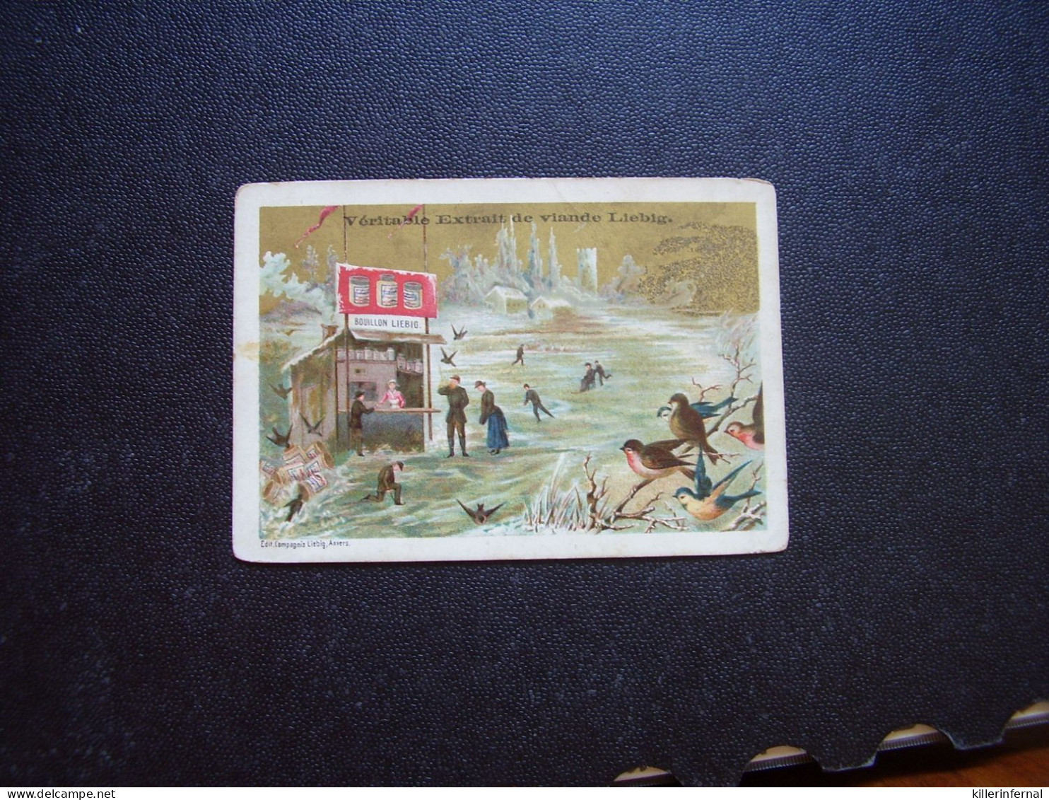 Original Old Card Chromo Liebig S 154 Paysages De Neige - Liebig