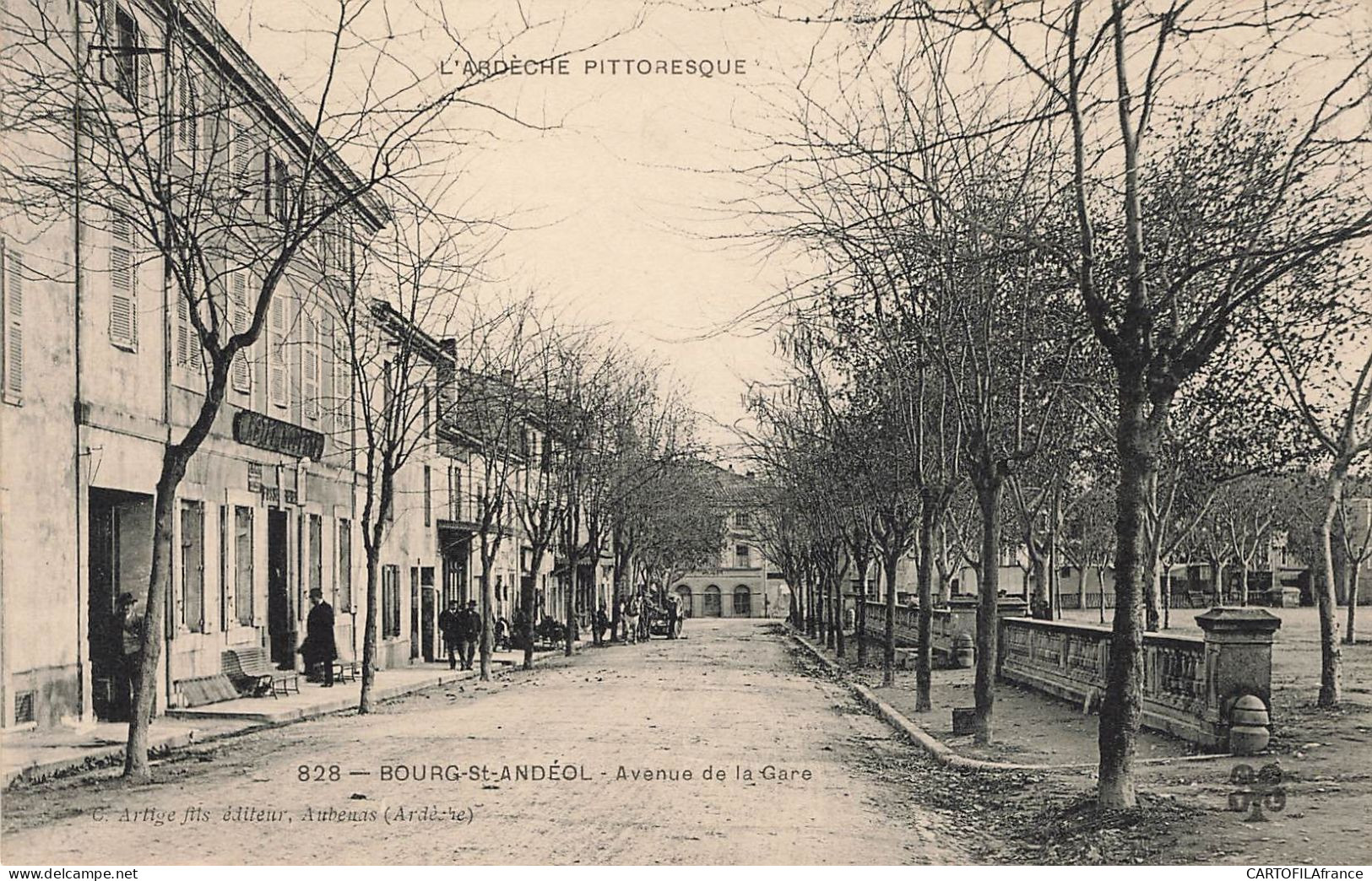 ARDECHE  BOURG SAINT ANDEOL Avenue De La Gare - Bourg-Saint-Andéol