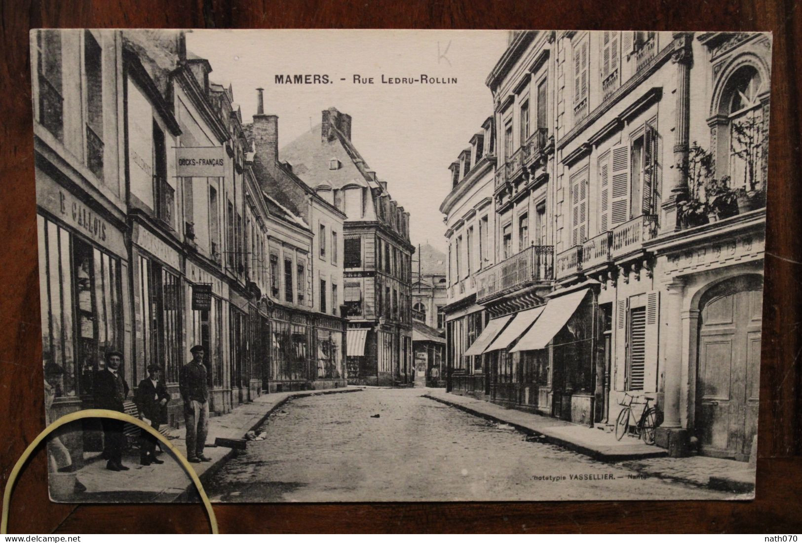 CPA AK 1910's Rue Ledru Rollin Mamers Sarthe Animée Voyagée - Mamers