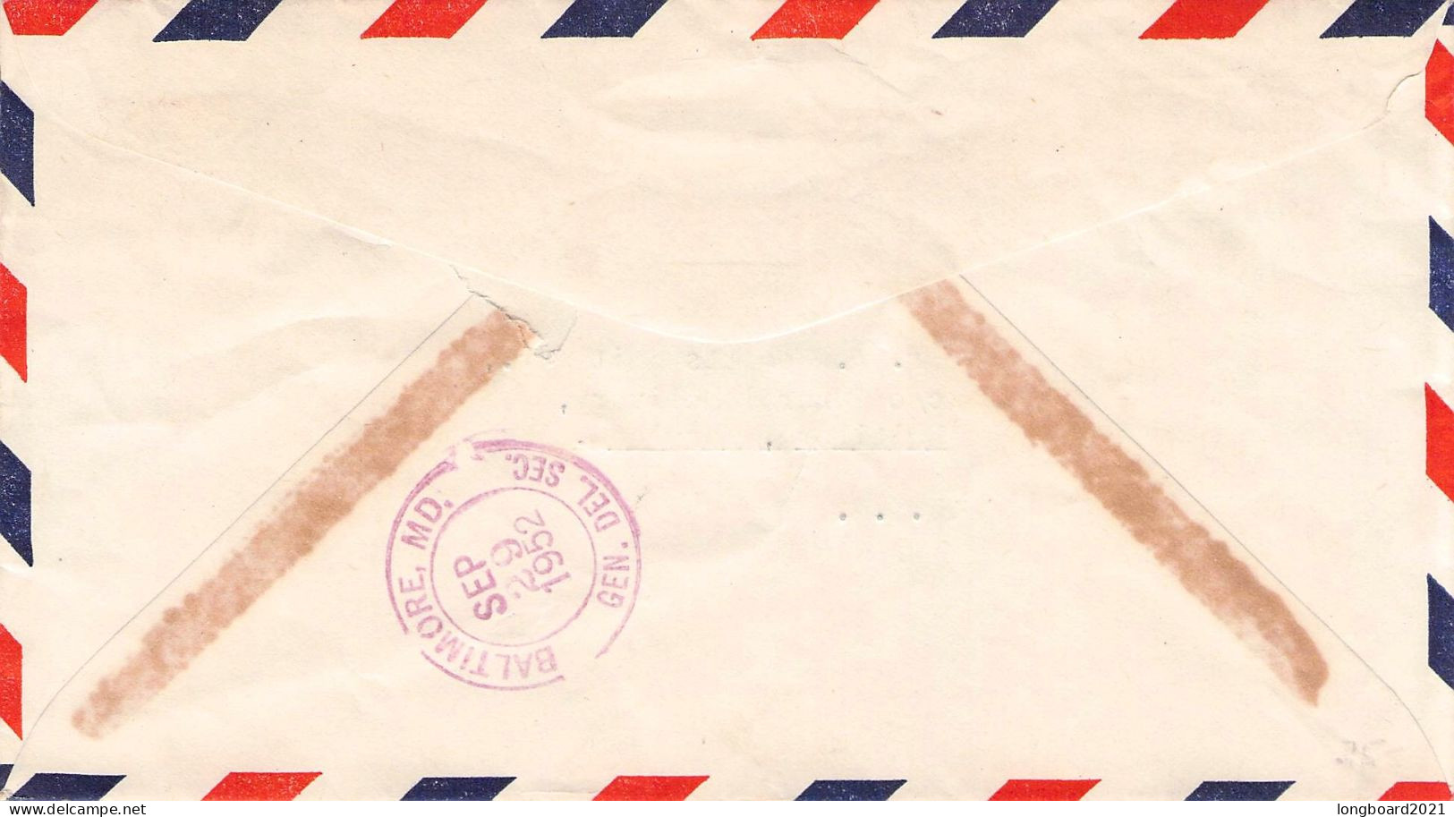 HAITI - AIR MAIL 1952 PORT-AU-PRINCE - BALTIMORE / 7088 - Haití