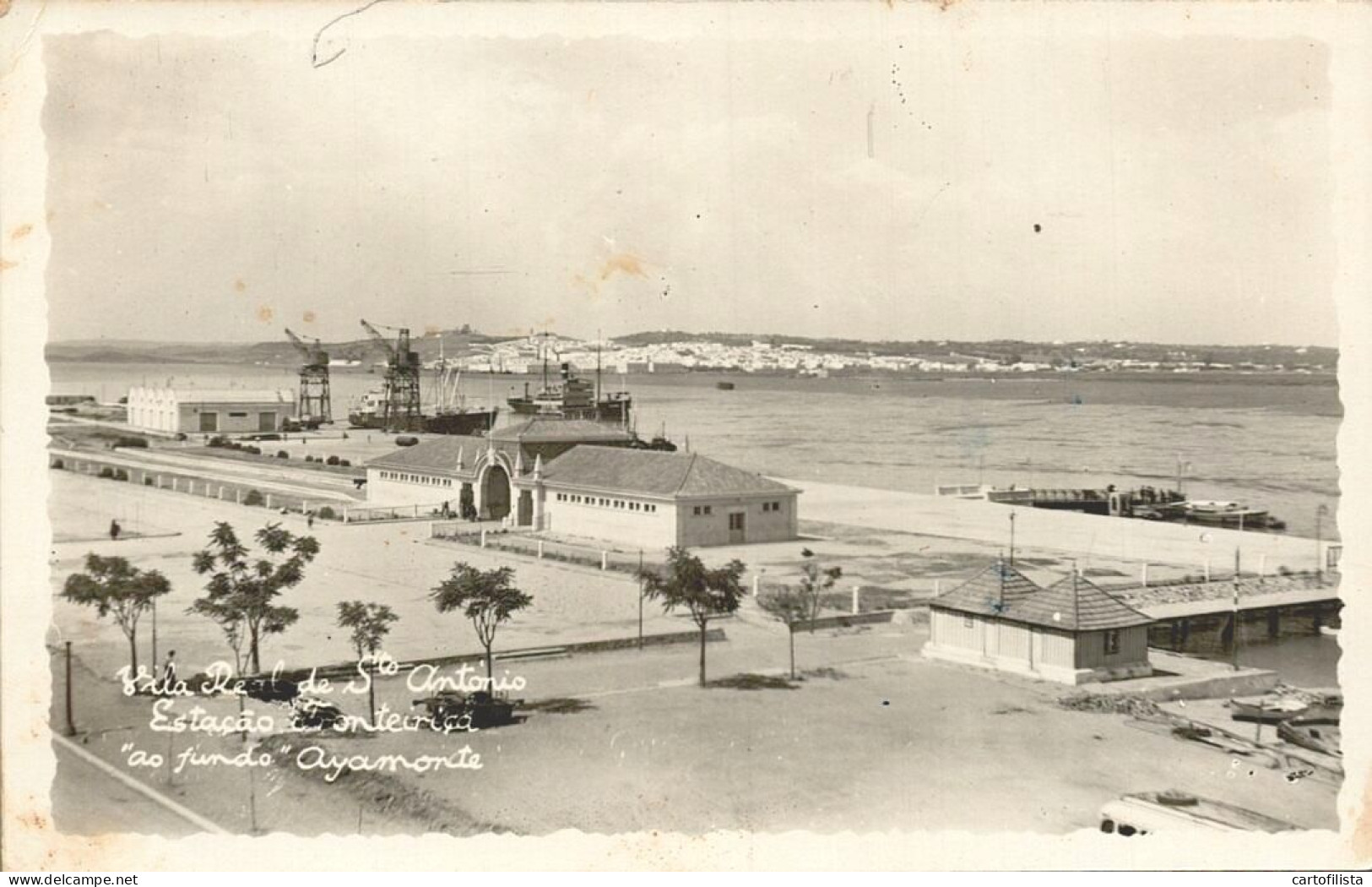 VILA REAL SANTO ANTÓNIO - Estação Fronteiriça E Ayamonte  ( 2 Scans ) - Faro