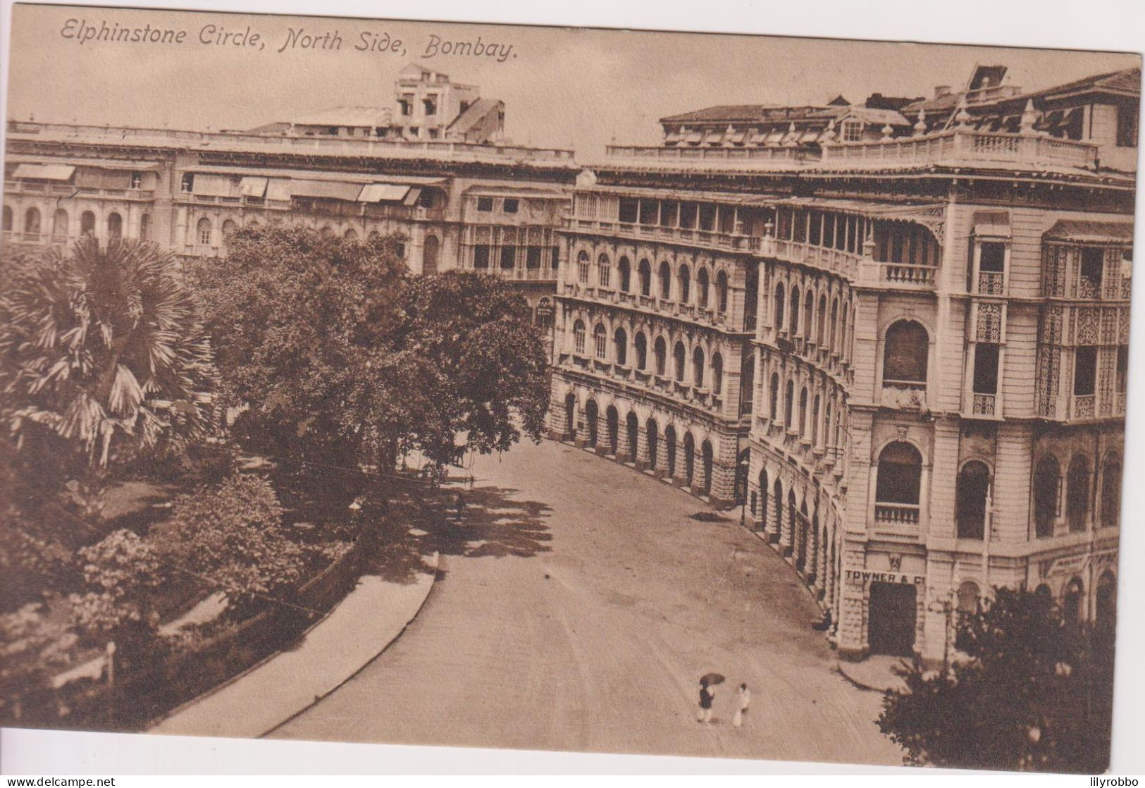 INDIA -  Elphinstone Circle North Side BOMBAY - Indien