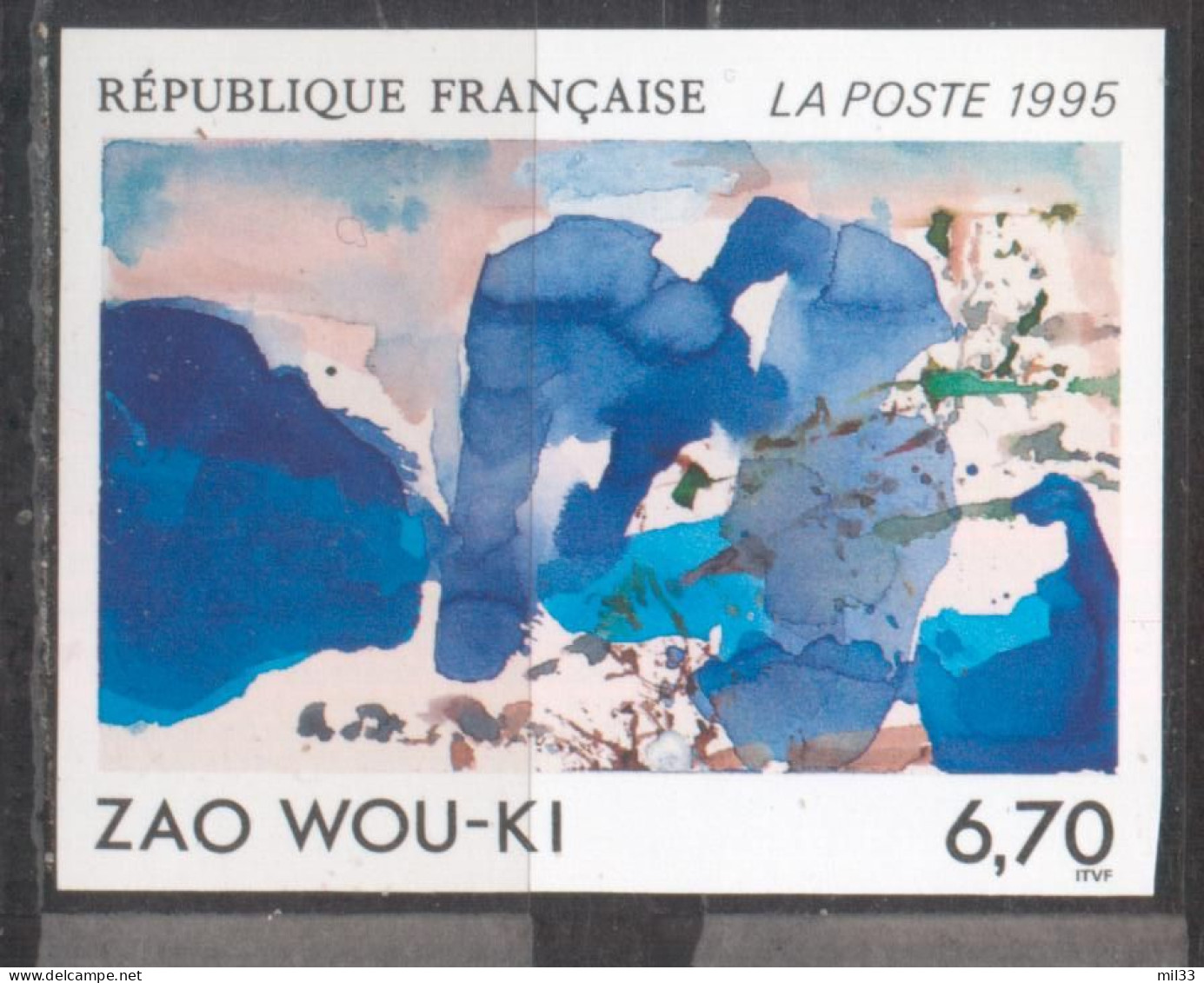 Série Artistique Zao Wou-KI  YT 2928 De 1995 Sans Trace De Charnière - Non Classés