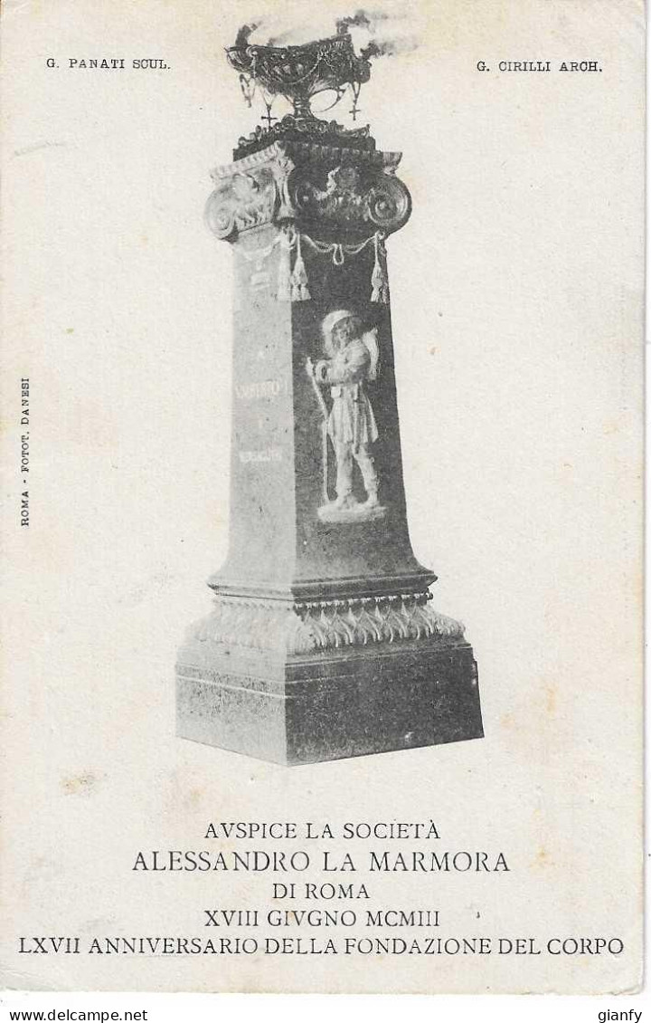 BERSAGLIERI LXVII ANNIVERSARIO FONDAZIONE DEL CORPO 1903 - Regiments