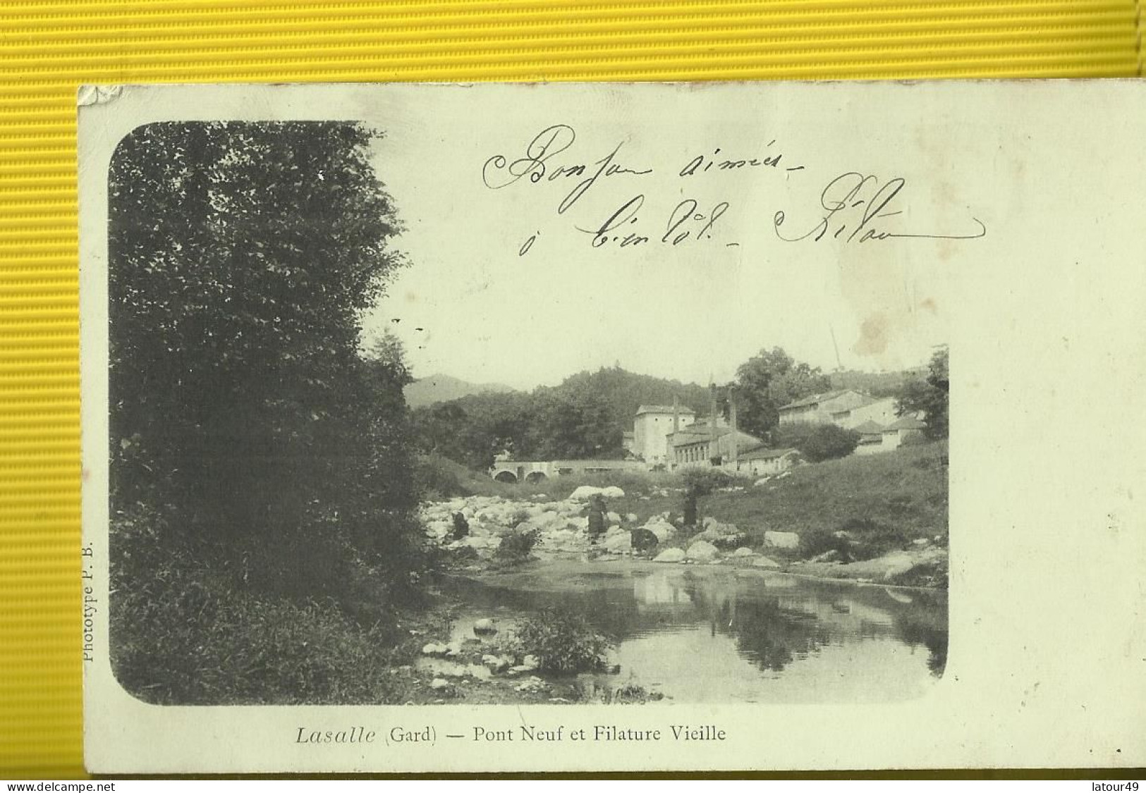 Lassalle  Pont Neuf Et  Filature Vieille 1904 - Otros & Sin Clasificación