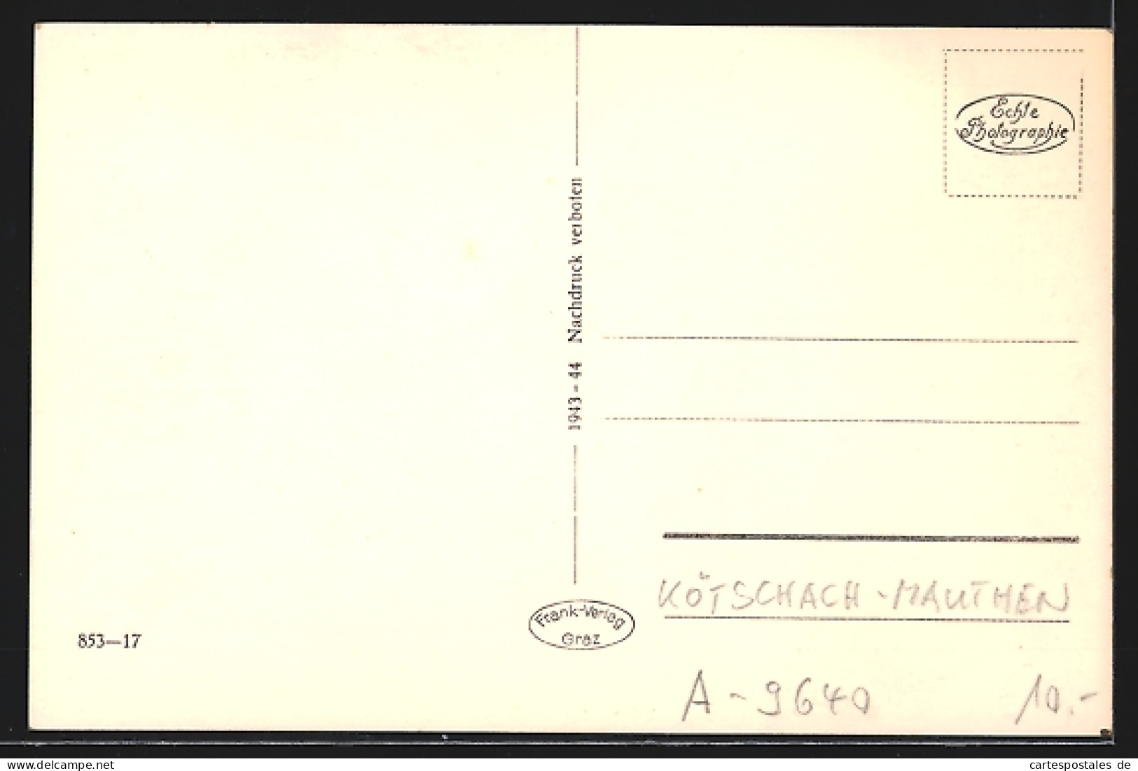 AK Kötschach-Mauthen /Kärnten, Alpengasthof Eder An Der Plöckenstrasse  - Otros & Sin Clasificación