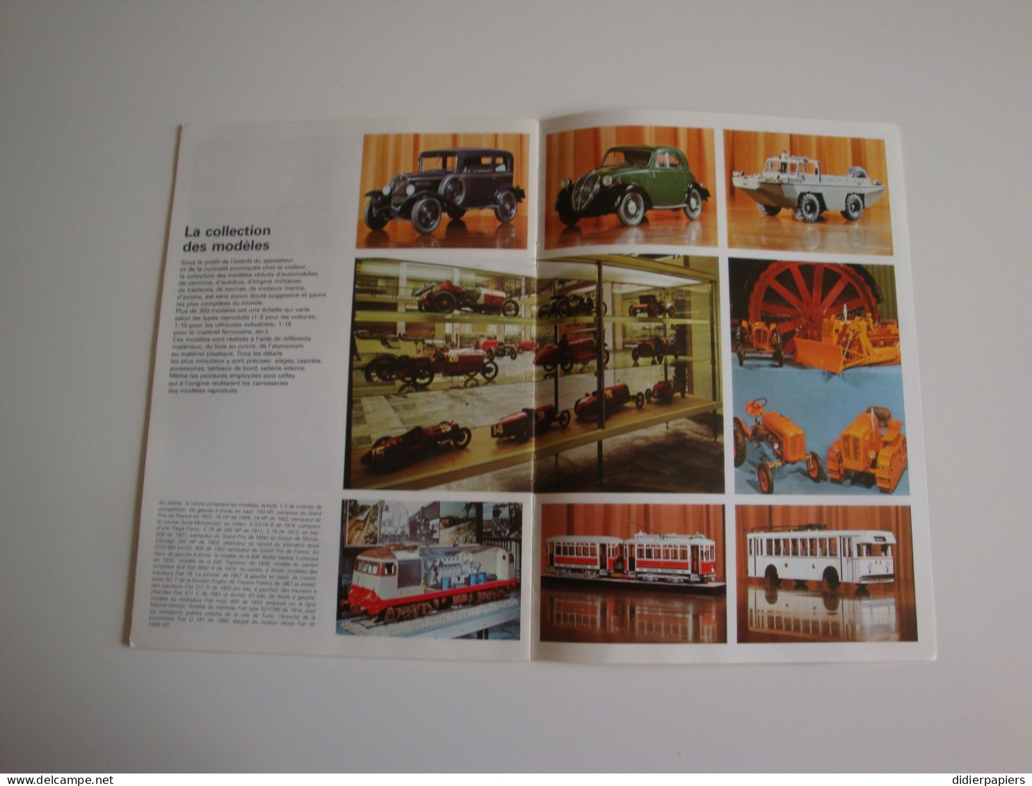Automobilia Le Centre Historique FIAT Autobus,camions,trains,TP,agricoles 1977 - Auto's