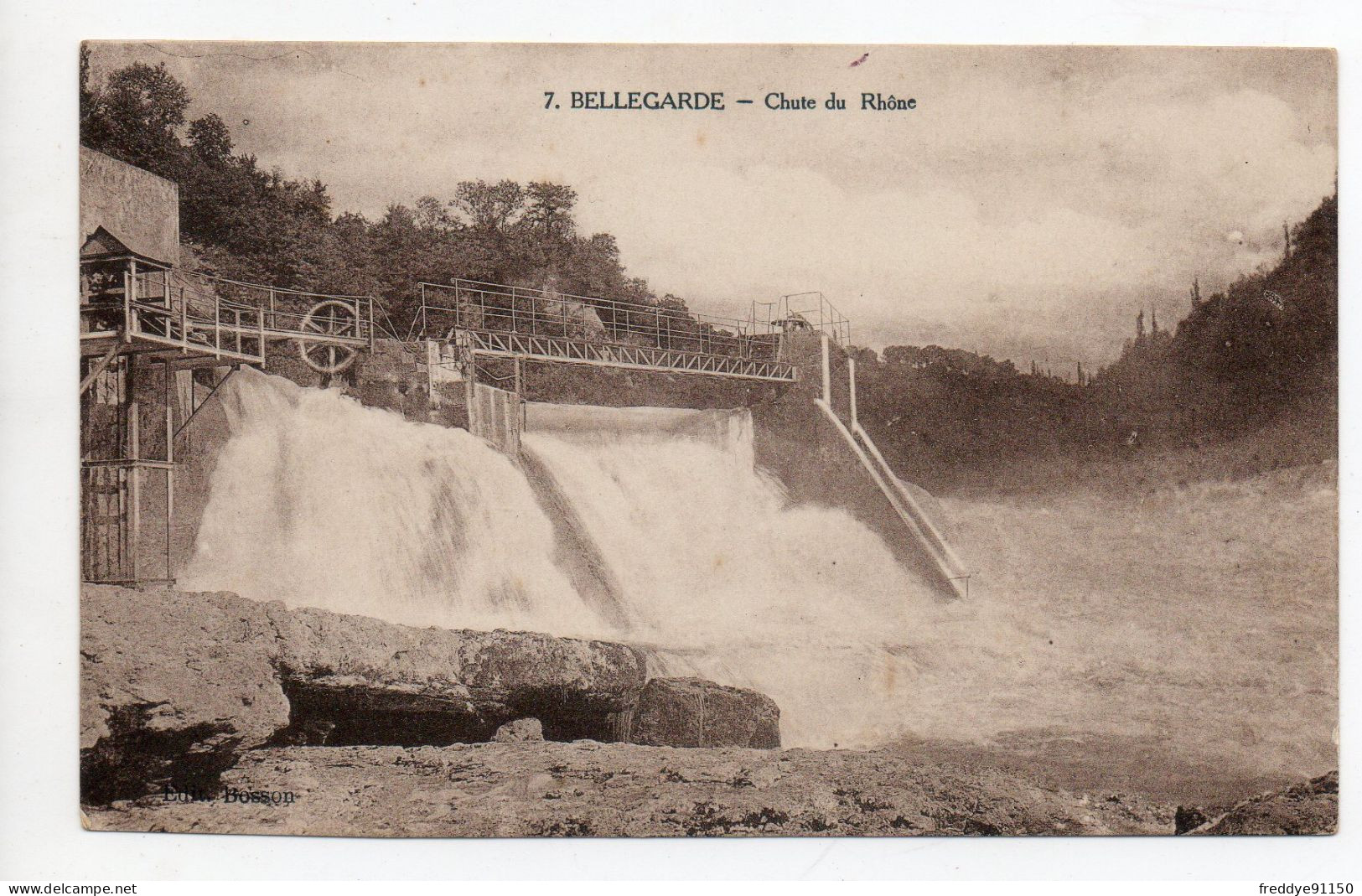 01 . Bellegarde . Chute Du Rhône . N°7 - Bellegarde-sur-Valserine