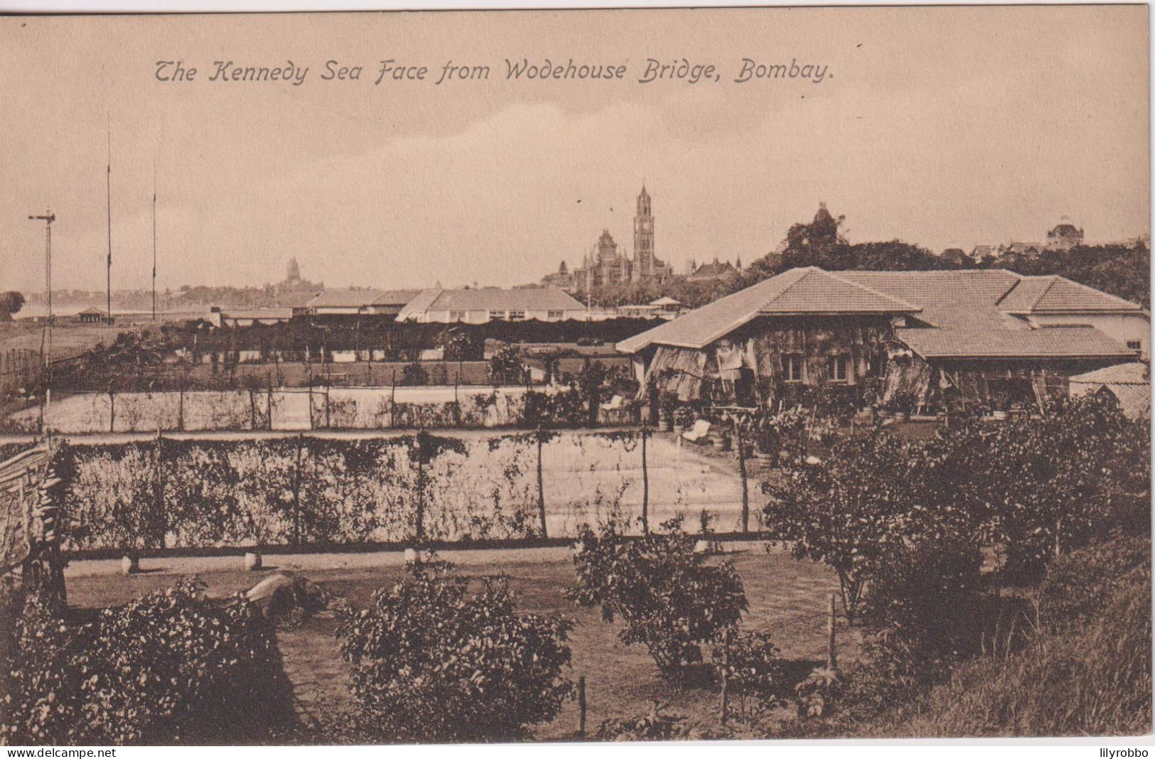 INDIA -  The Kennedy Sea Face From Wodehouse Bridge BOMBAY - Indien