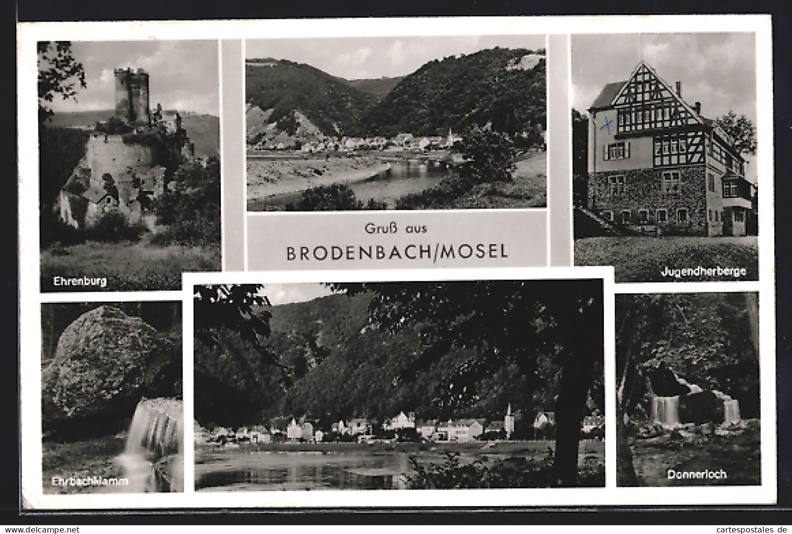 AK Brodenbach, Jugendherberge, Ehrenburg, Donnerloch  - Other & Unclassified