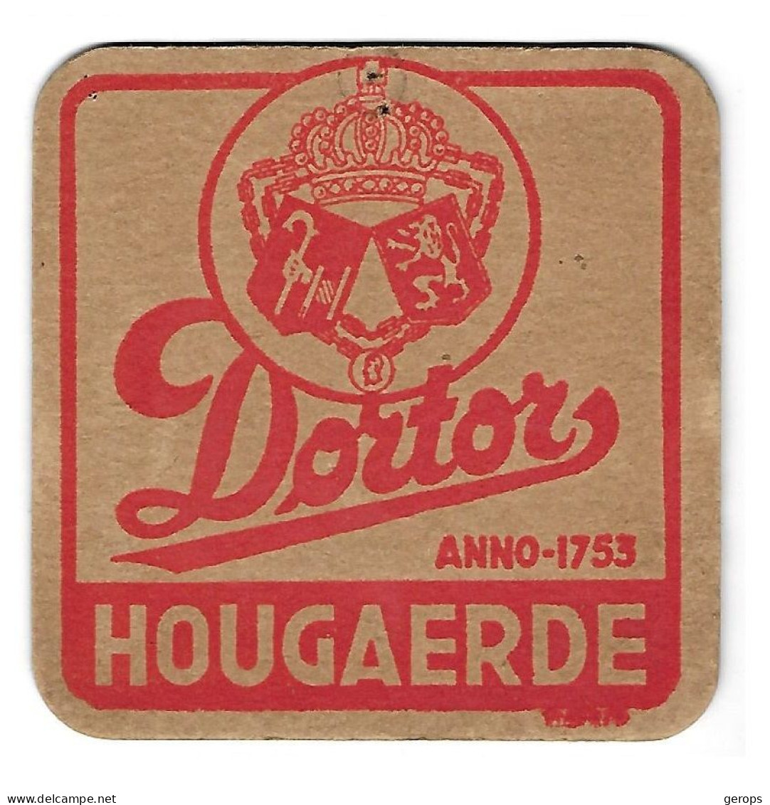 988a Brij. Hoegaerde-Das Hoegaarden (gaatje) - Beer Mats