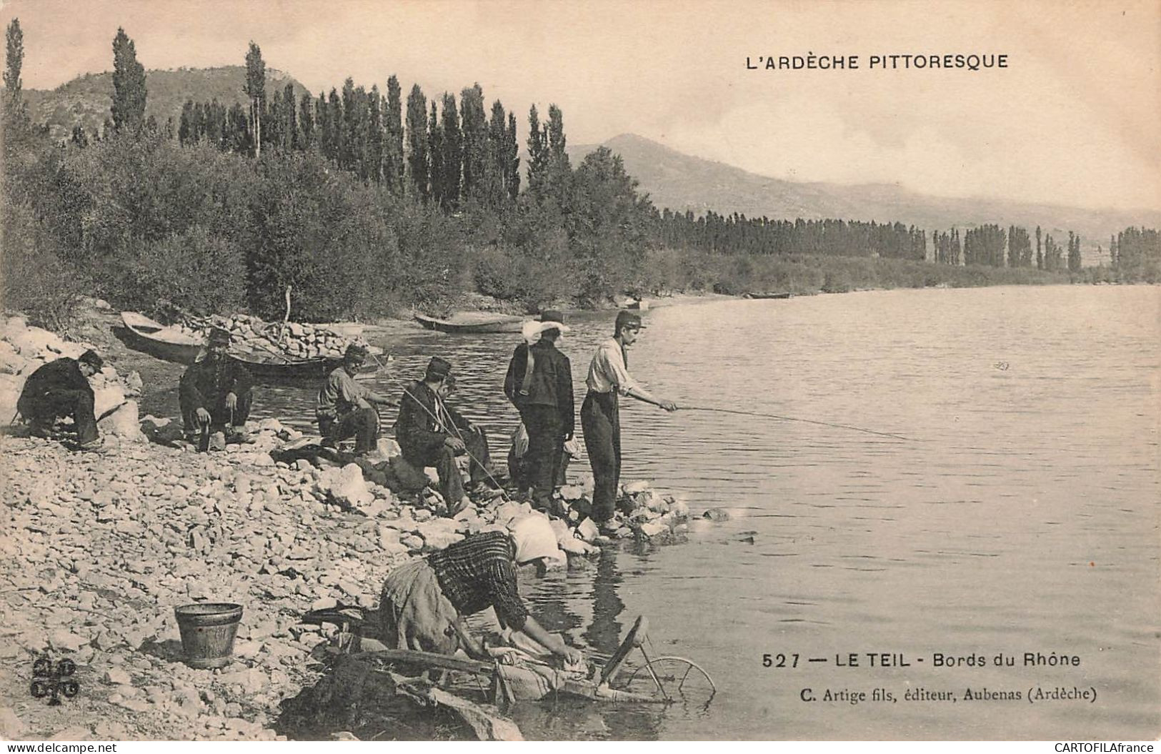 ARDECHE  LE TEIL Bords Du Rhone - Le Teil