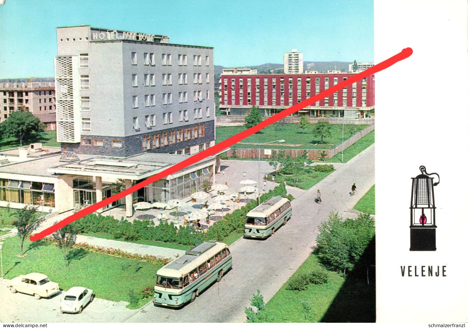 AK Velenje Wöllan Hotel Paka Bus Autobus Omnibus A Celje Cilli Savinjska Sann Gegend Spodnja Stajerska Untersteiermark - Eslovenia