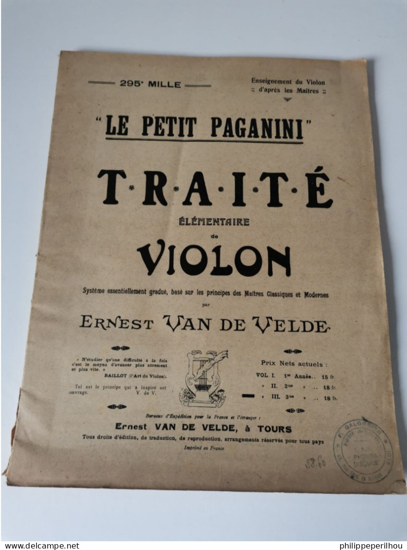 Le Petit Paganini Volume 3 - Muziek