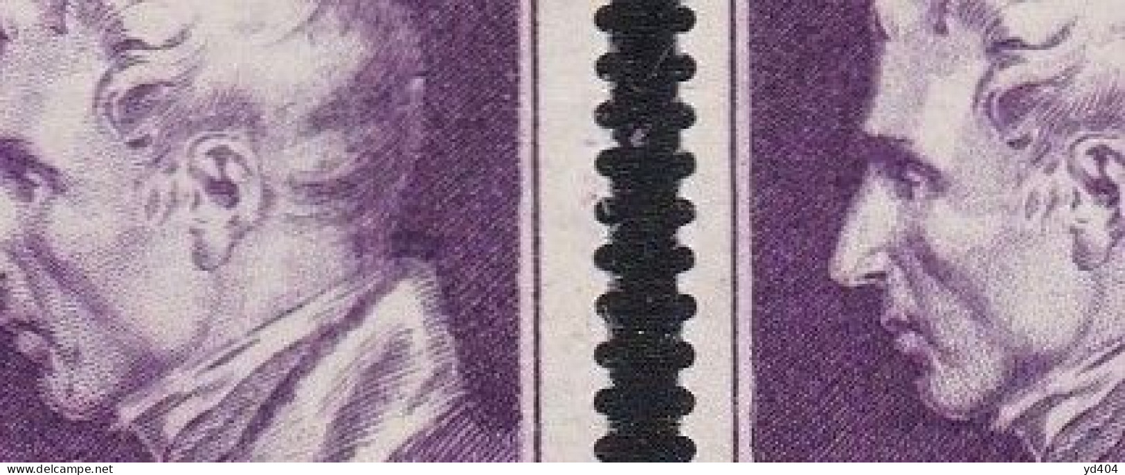 FR7143 - FRANCE – 1947 – L. BRAILLE - Y&T # 793(x2) MNH - Unused Stamps