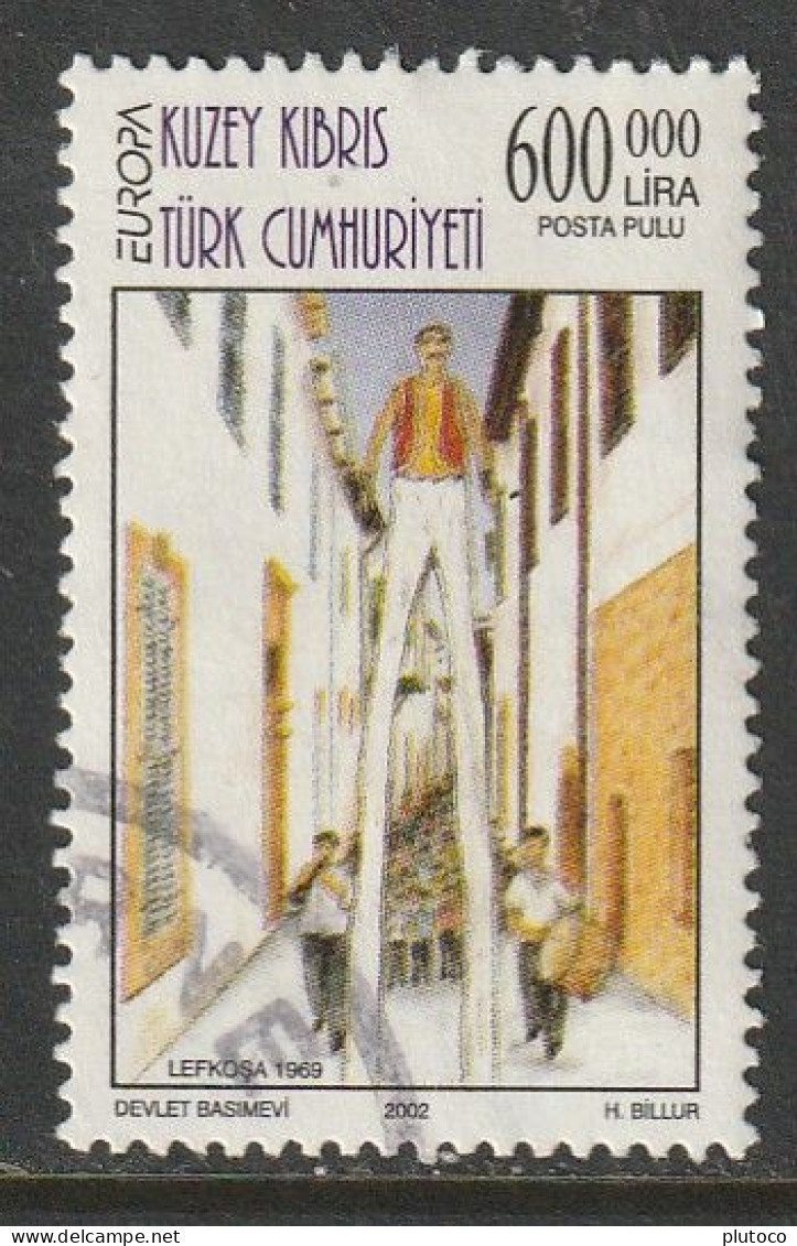 CHIPRE TURCO, USED STAMP, OBLITERÉ, SELLO USADO, EUROPA CEPT - Oblitérés