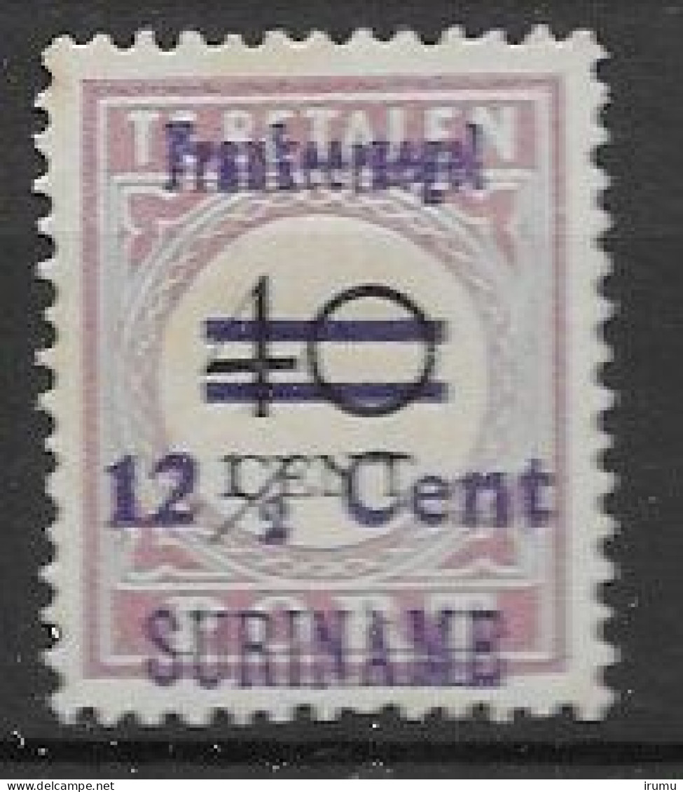 Suriname 1926, NVPH 116, Kw 4.5 EUR (SN 2908) - Suriname ... - 1975