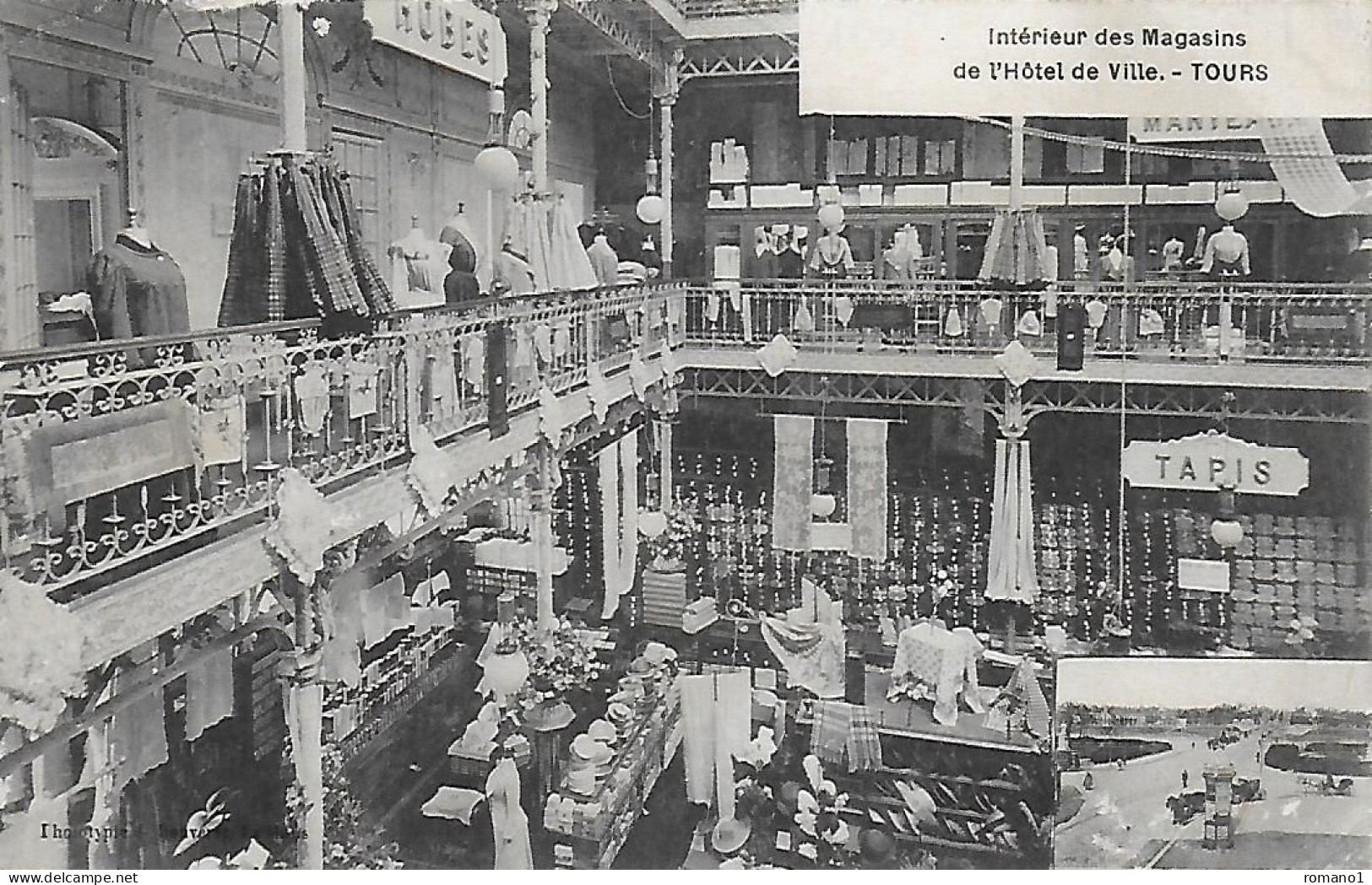 37)   TOURS  - Intérieur Des Magasins De L' Hôtel De Ville - Tours