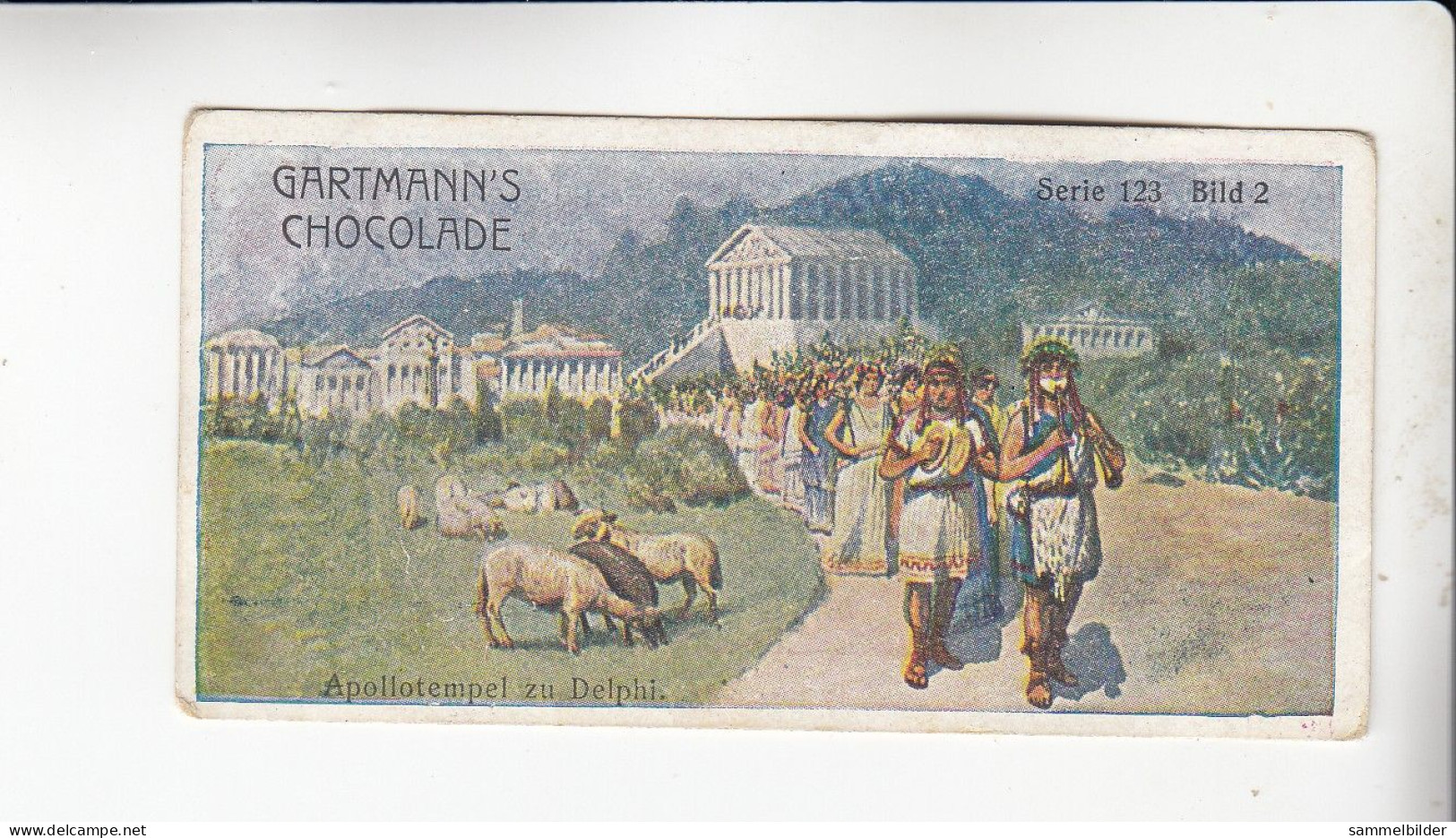 Gartmann  Weltberühmte Kultusstätten Apollotempel Zu Delphi   Serie 123 #2 Von 1905 - Other & Unclassified