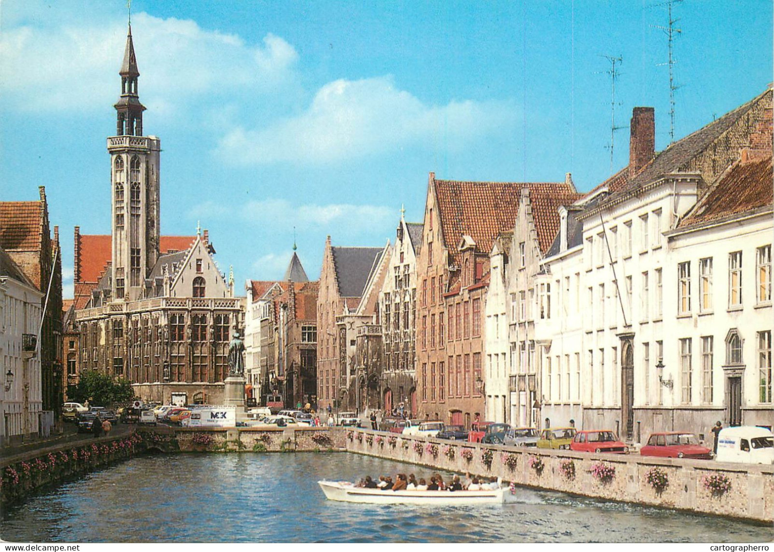 Navigation Sailing Vessels & Boats Themed Postcard Bruge Chanel Boat - Voiliers