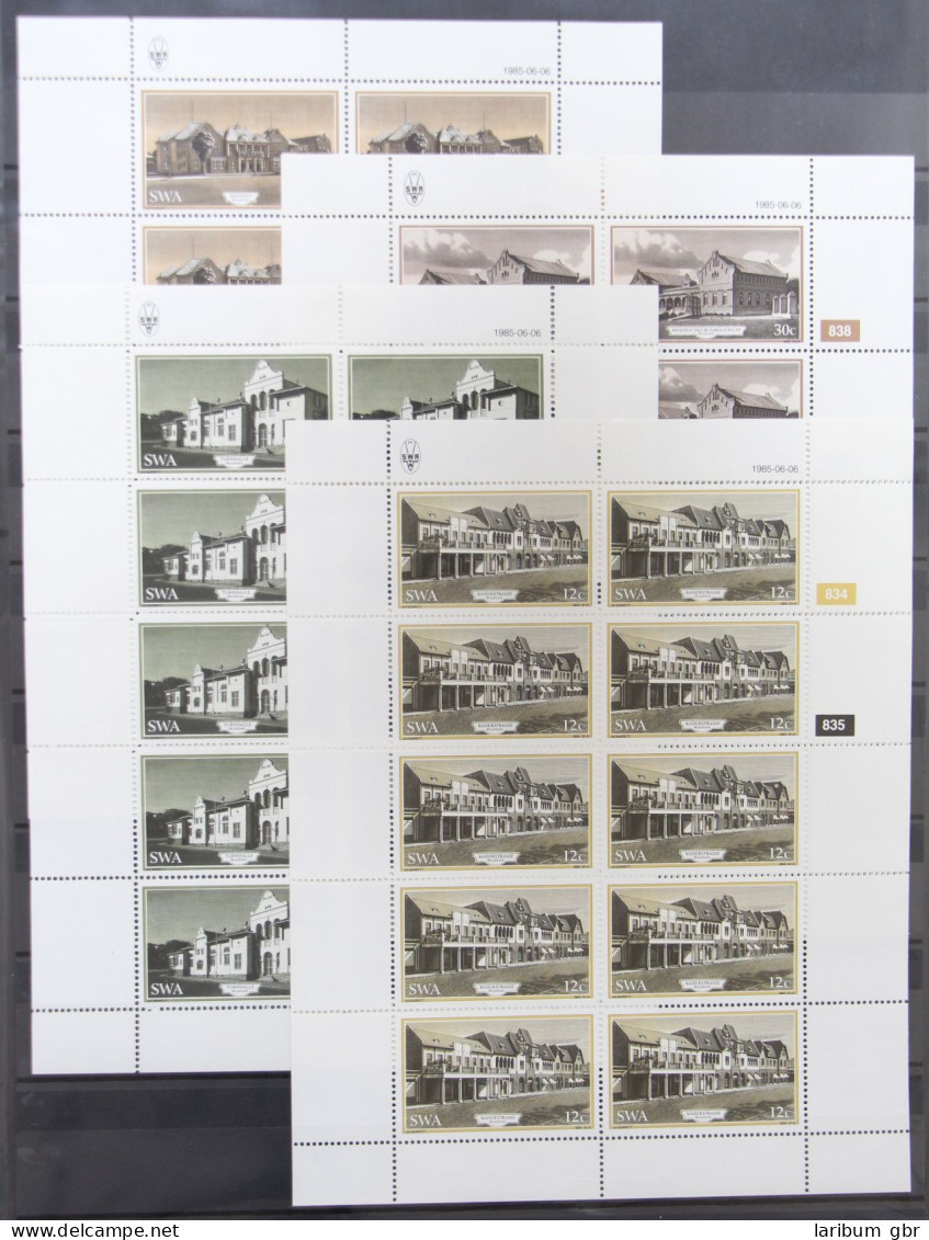 Südwestafrika 571-574 Postfrisch Kleinbogensatz / Architektur #GG914 - Namibia (1990- ...)