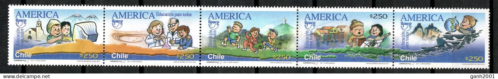 Chile 2007 / Education For All MNH UPAEP Educación Para Todos / Cu19940  5-6 - Joint Issues