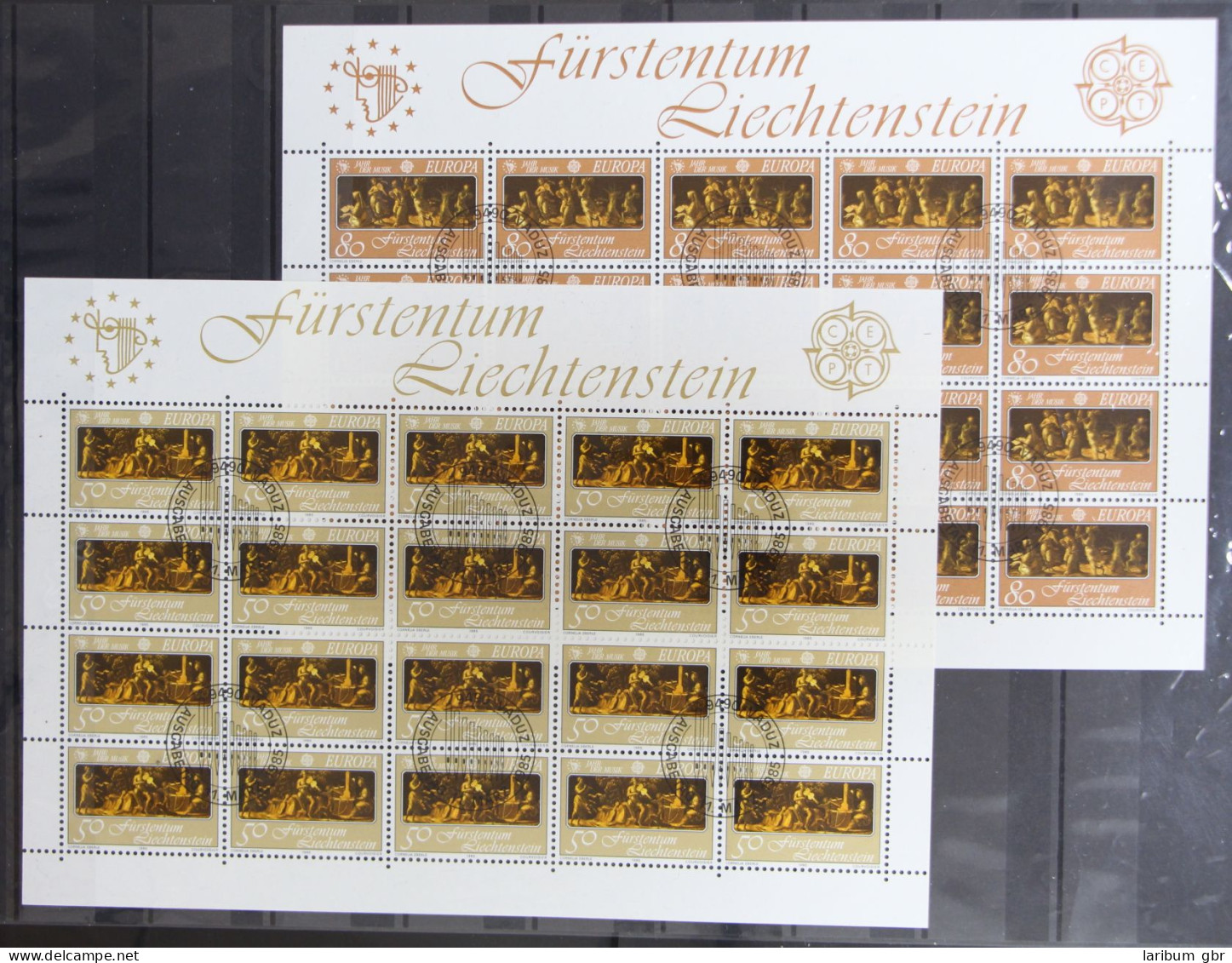 Liechtenstein 866 Und 867 Gestempelt Kleinbogensatz / CEPT #GY048 - Sonstige & Ohne Zuordnung