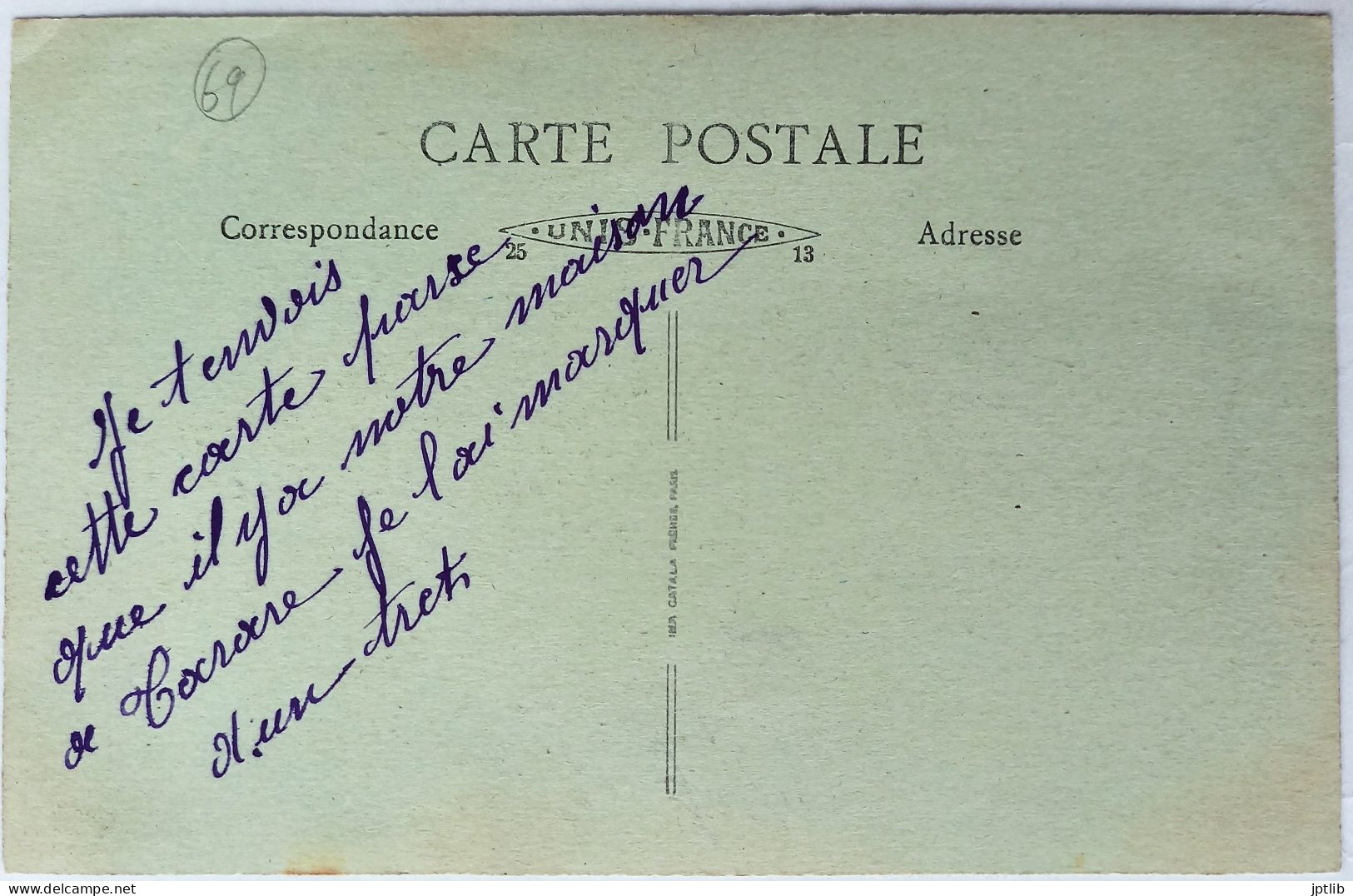 CPA Carte Postale / 69 Rhône, Tarare / B. F. (Berthaud Frères), Lux - 69 / Rue Étienne-Dolet. - Tarare