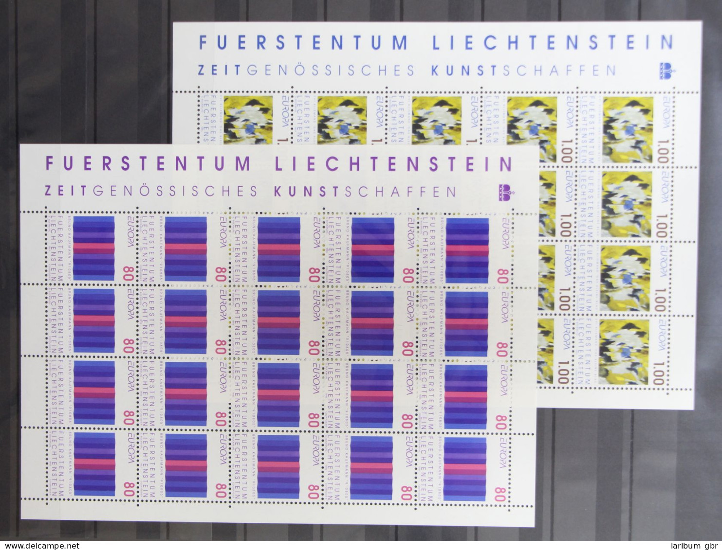 Liechtenstein 1054 Und 1055 Postfrisch Kleinbogensatz / CEPT #GY069 - Other & Unclassified