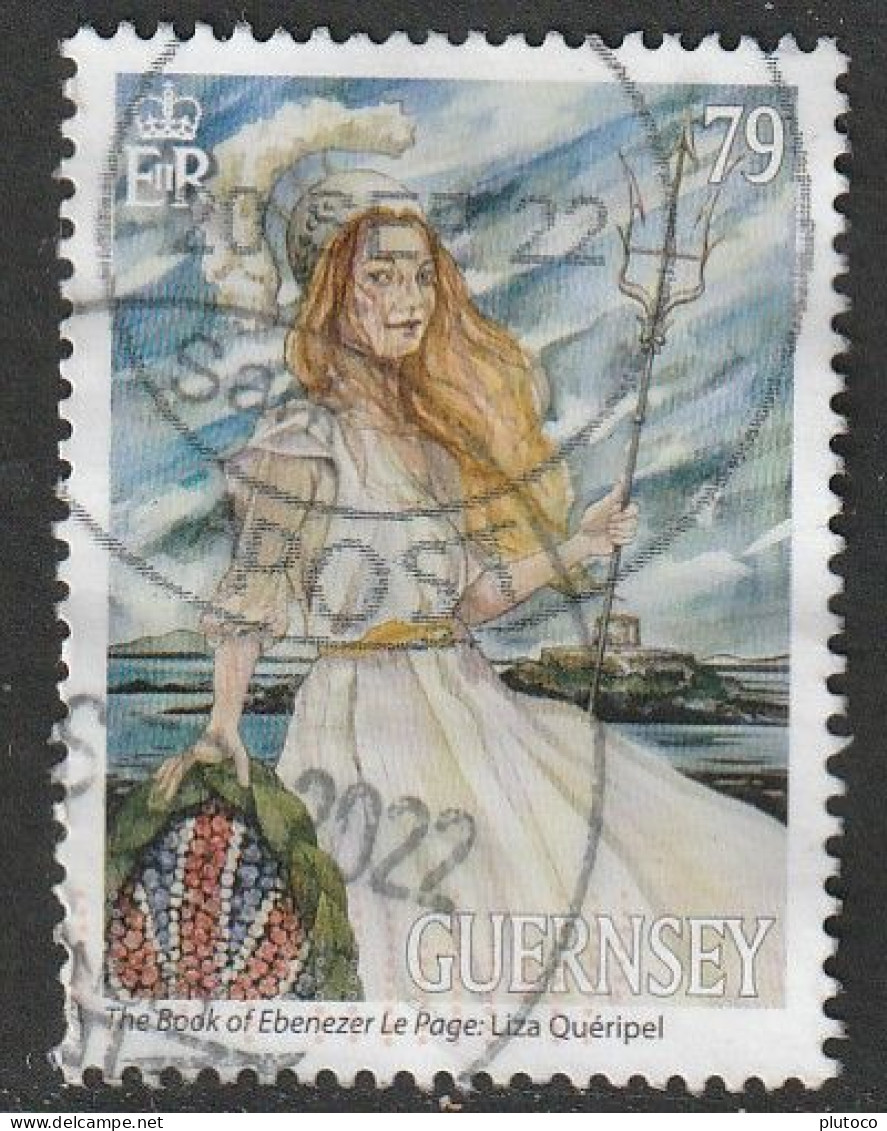 GUERNESEY, USED STAMP, OBLITERÉ, SELLO USADO, - Guernesey