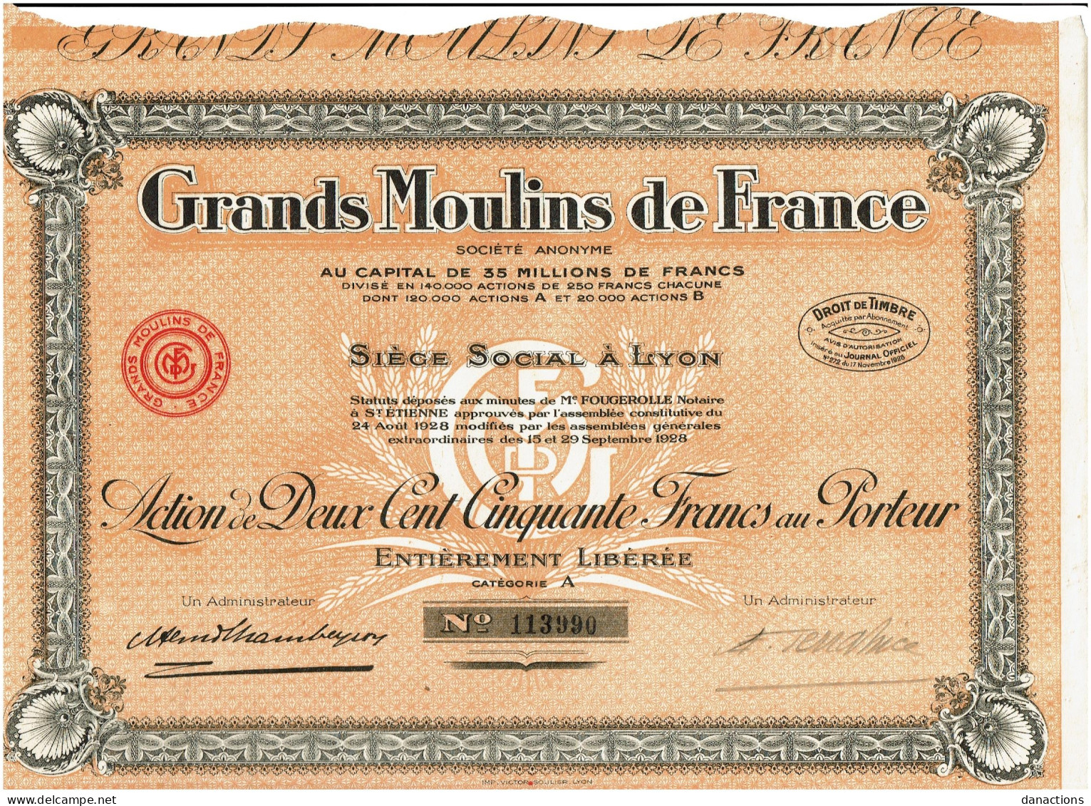 69-MOULINS DE FRANCE. GRANDS ...  LYON.   Lot De 5 - Andere & Zonder Classificatie