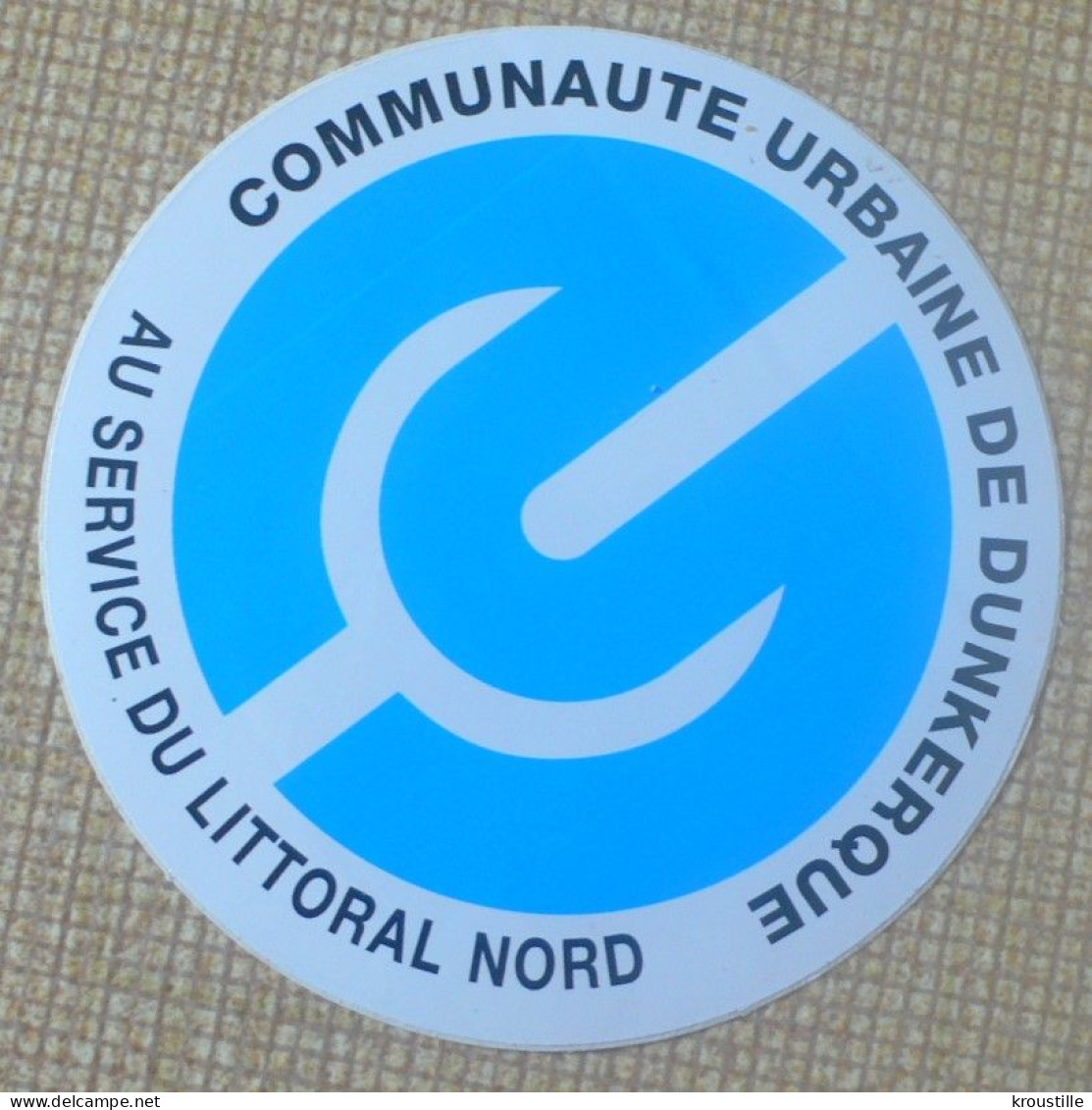 AUTOCOLLANT COMMUNAUTE URBAINE DE DUNKERQUE - REGIONALISME - Stickers