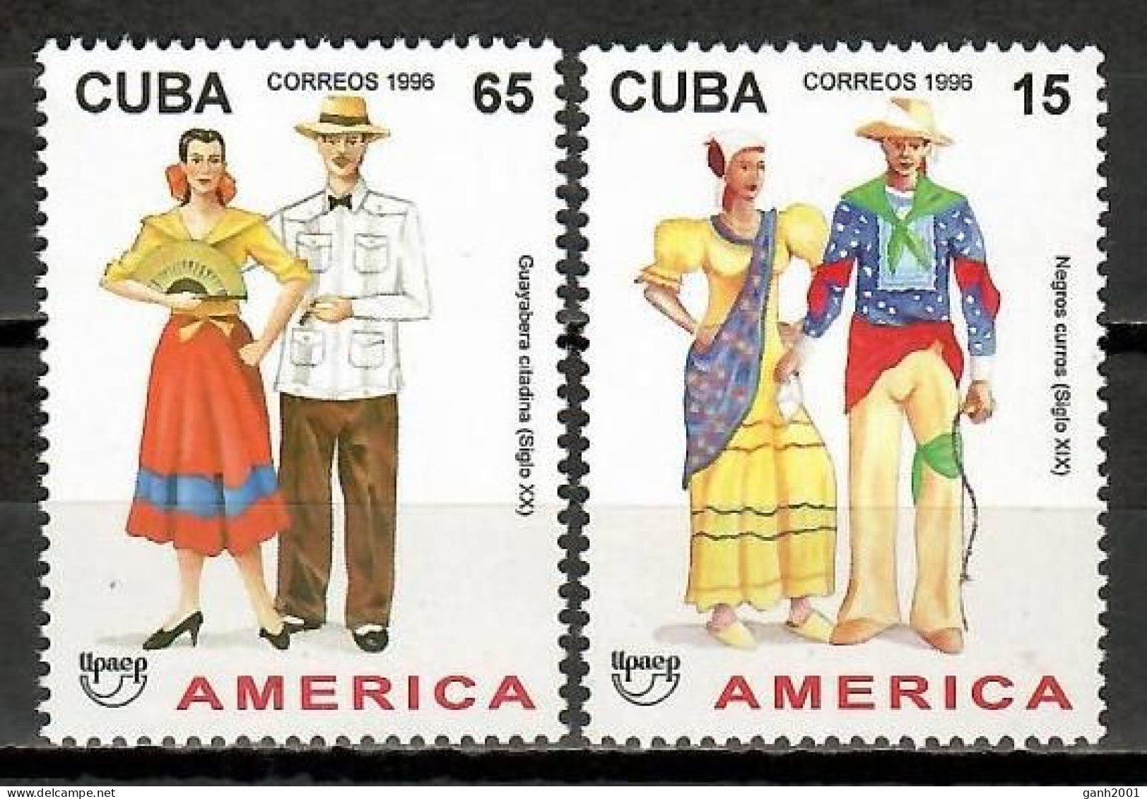 Cuba 1996 / Folk Costumes UPAEP MNH Trajes Típicos Folklore Kostüme / Cu11333  C5-21 - Other & Unclassified