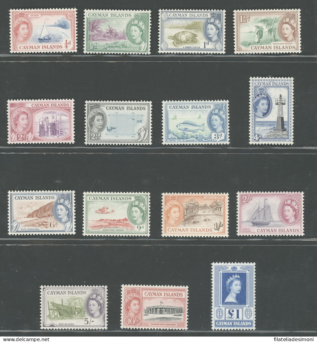 1953-62 CAYMAN ISLANDS - Elisabetta II E Vedute - Stanley Gibbons N. 148/161a - MNH** - Otros & Sin Clasificación