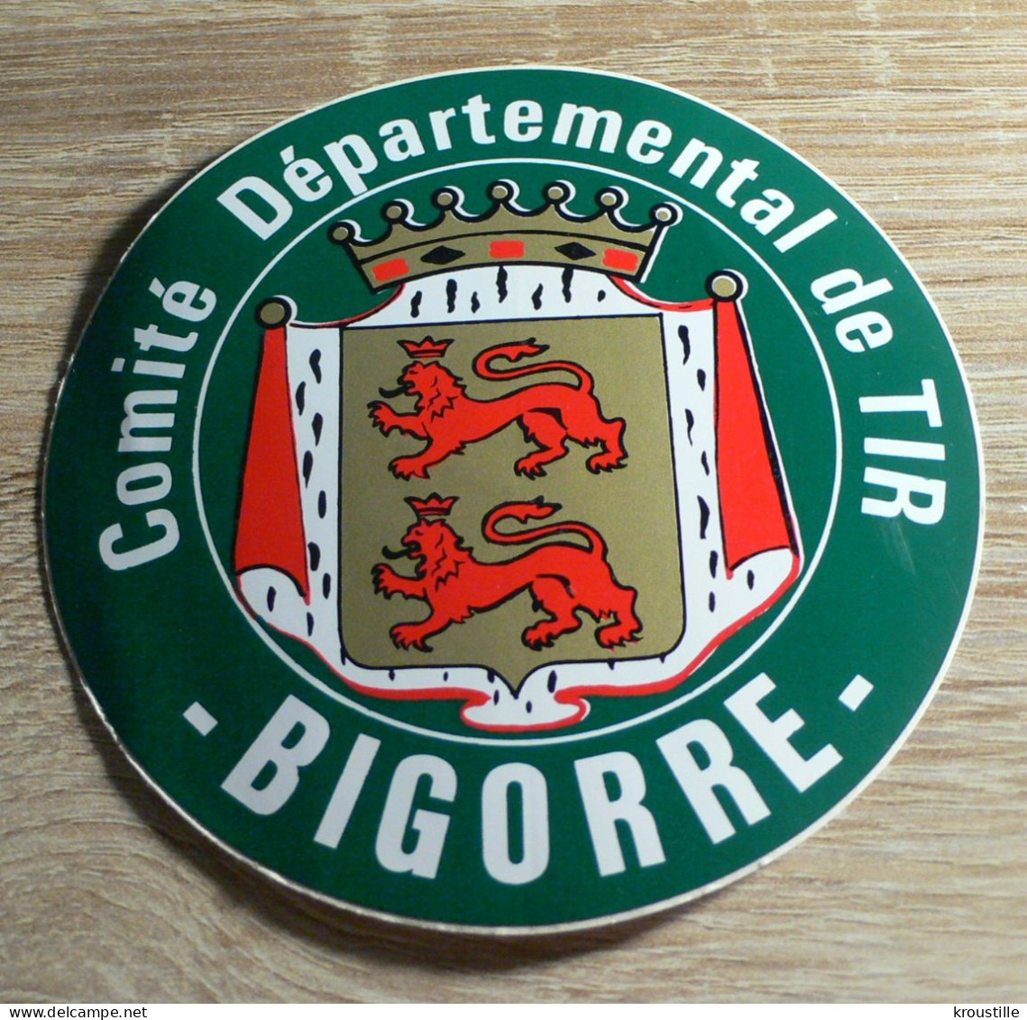 AUTOCOLLANT COMITE DEPARTEMENTAL DE TIR - BIGORRE - Stickers