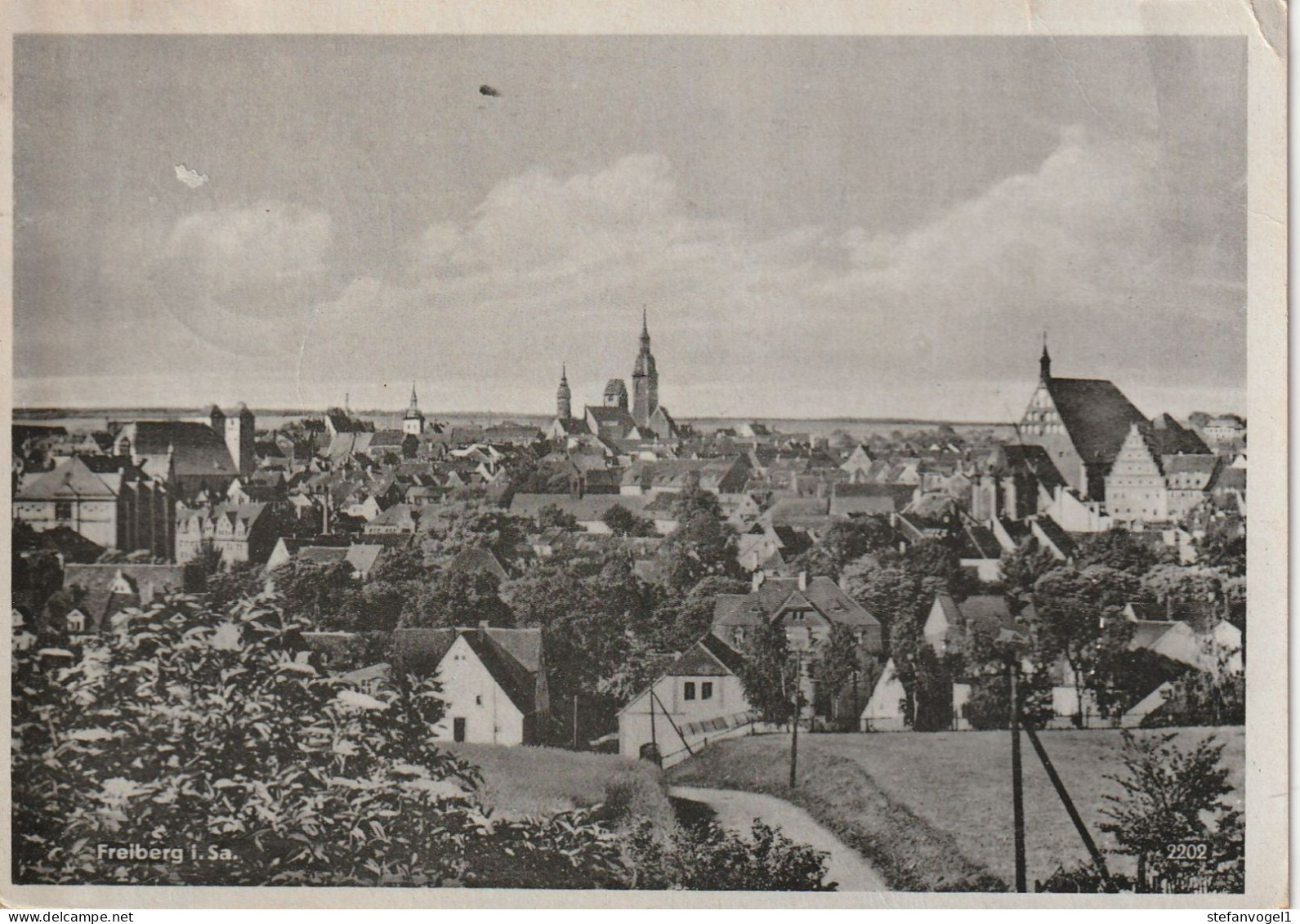 Freiberg  1950  Stadtblick - Freiberg (Sachsen)